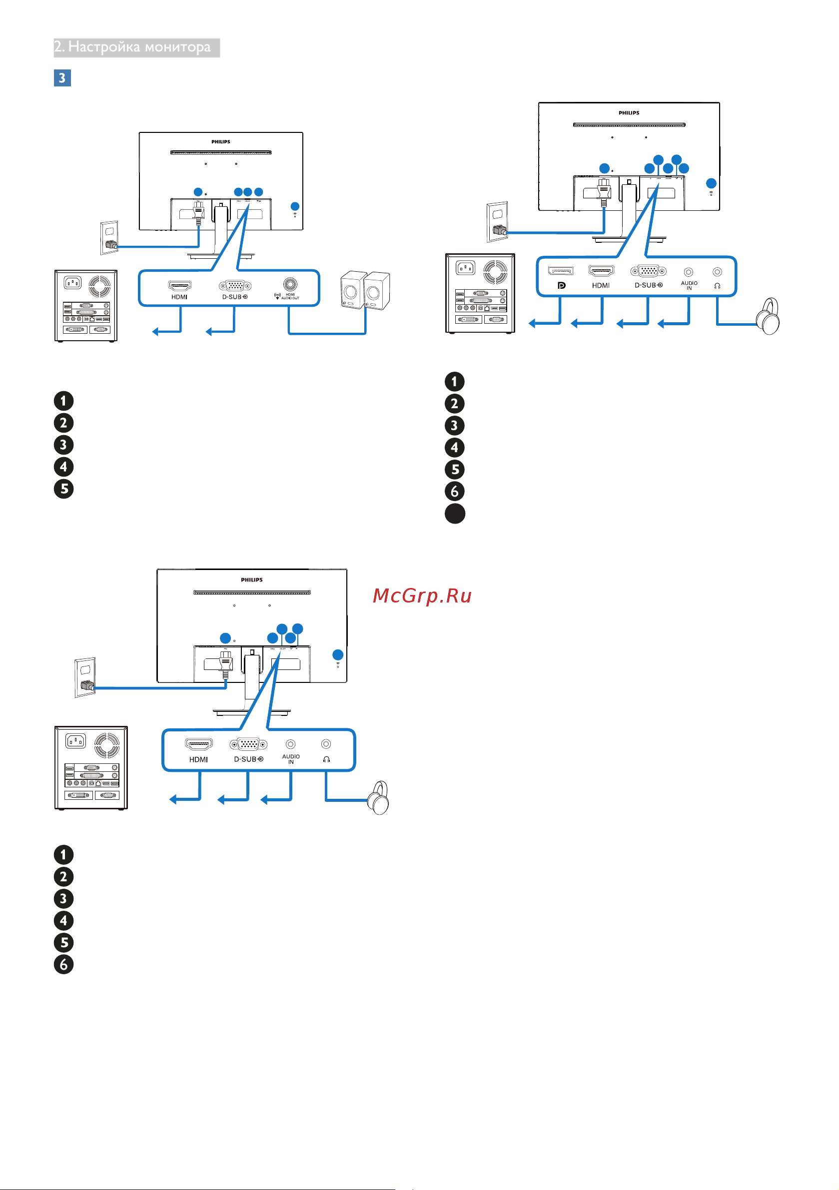 Philips 241V8LAB Руководство по эксплуатации онлайн [8/31] 882705