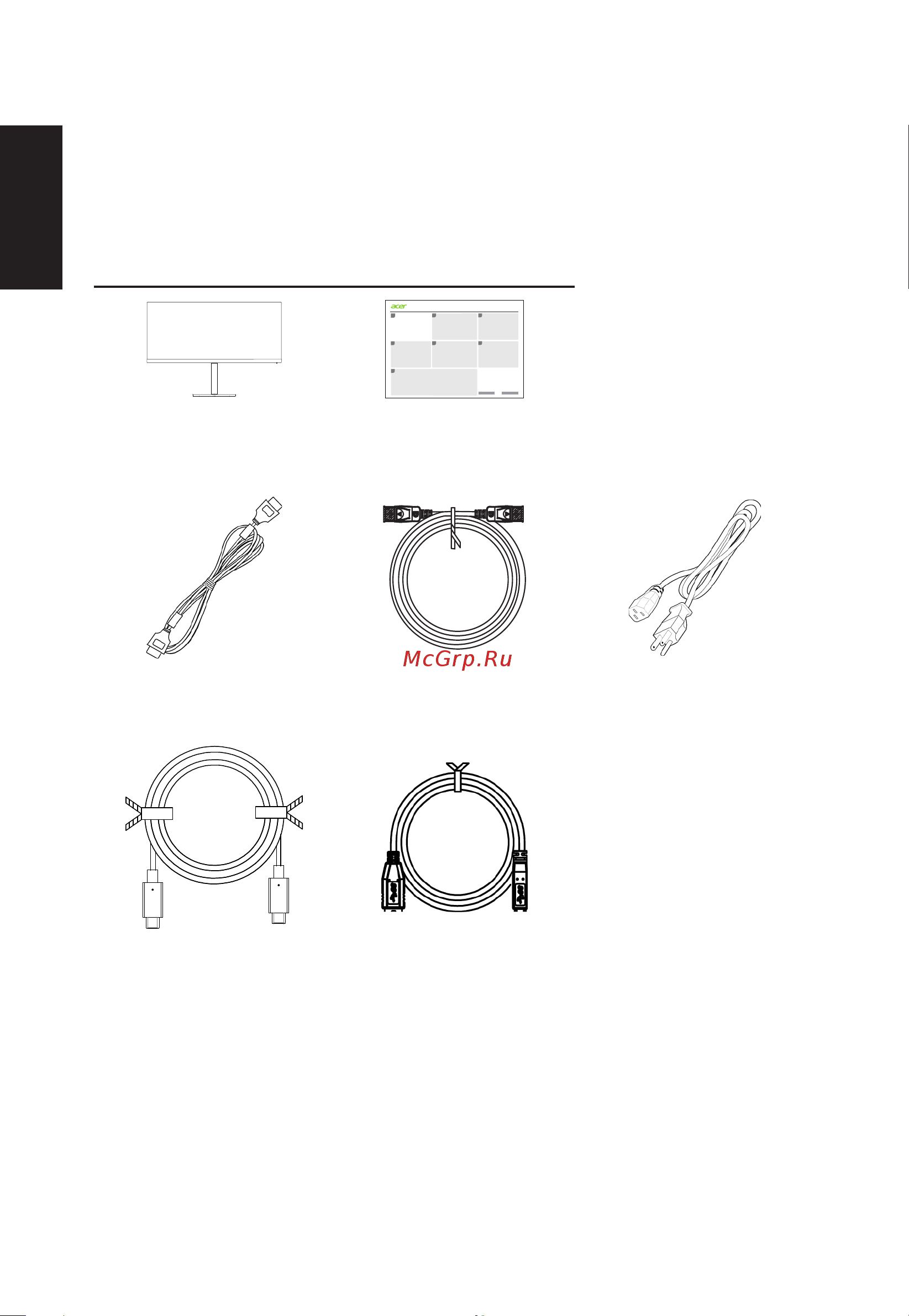 Acer Vero V247YEbiv Руководство по эксплуатации онлайн [12/33] 882709