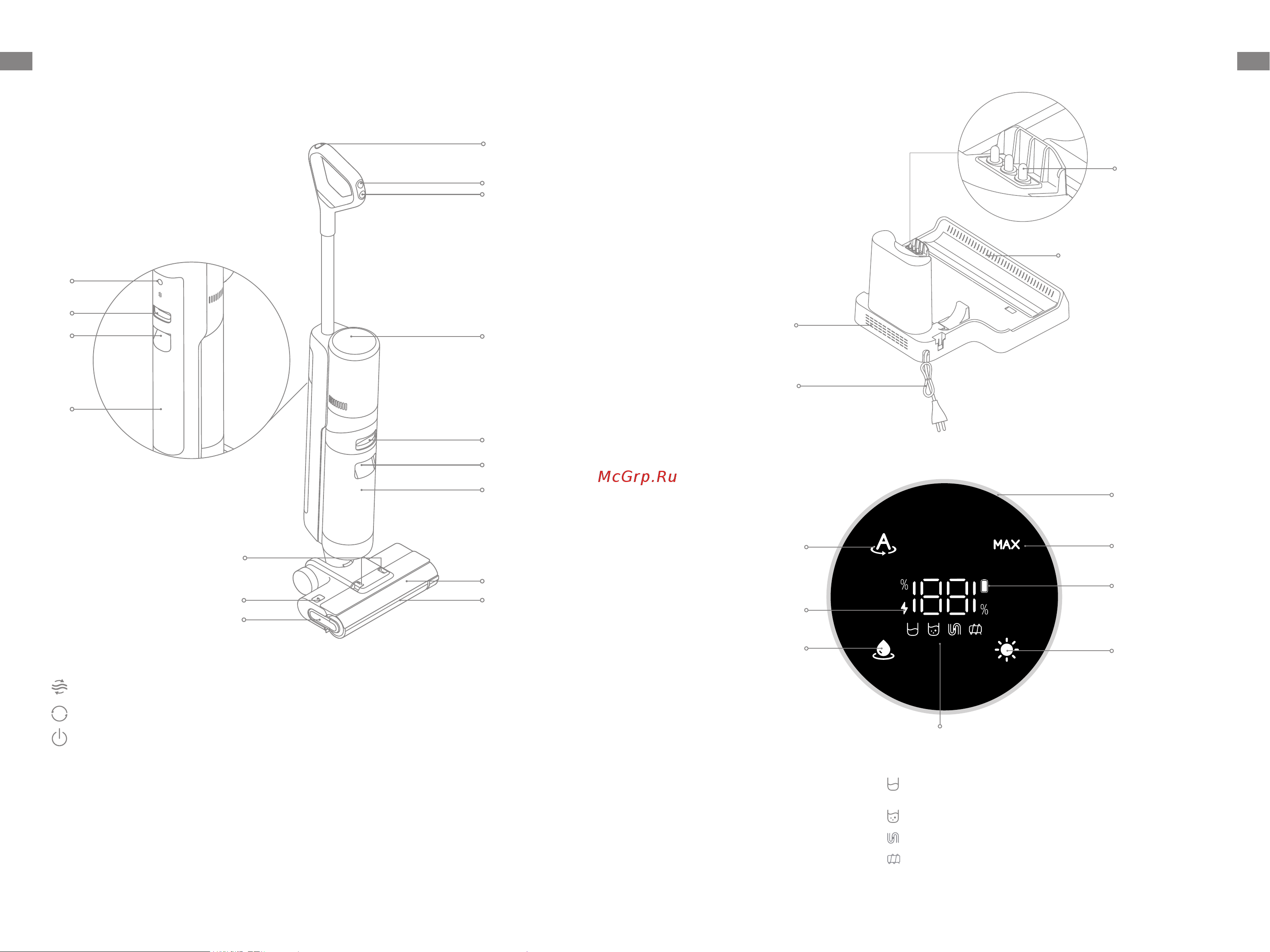Dreame Wet and Dry Vacuum H12S (HHR30B) Руководство по эксплуатации онлайн [35/89] 882716