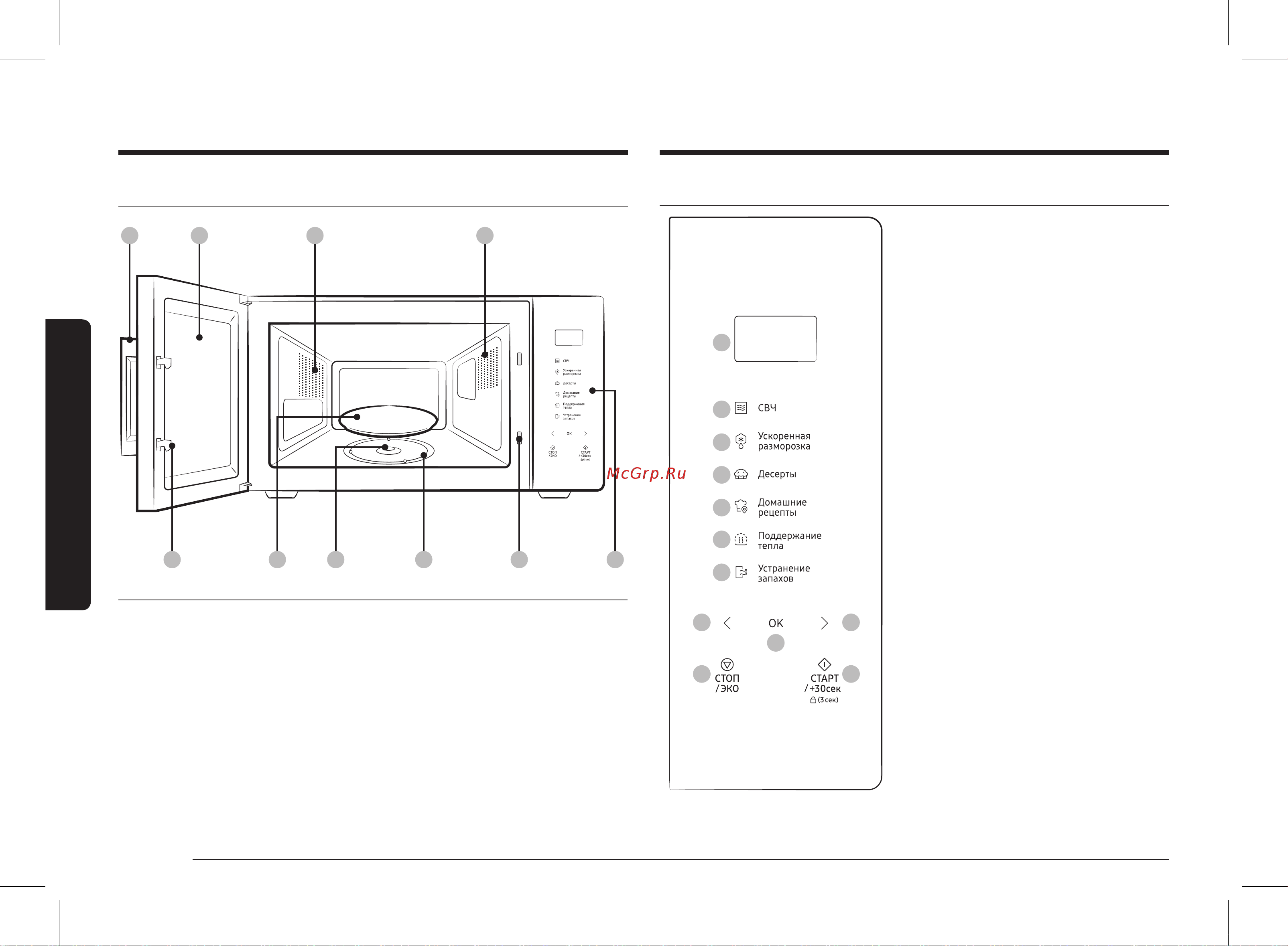 Samsung MS23T5018AP/BW Руководство по эксплуатации онлайн [10/144] 882729
