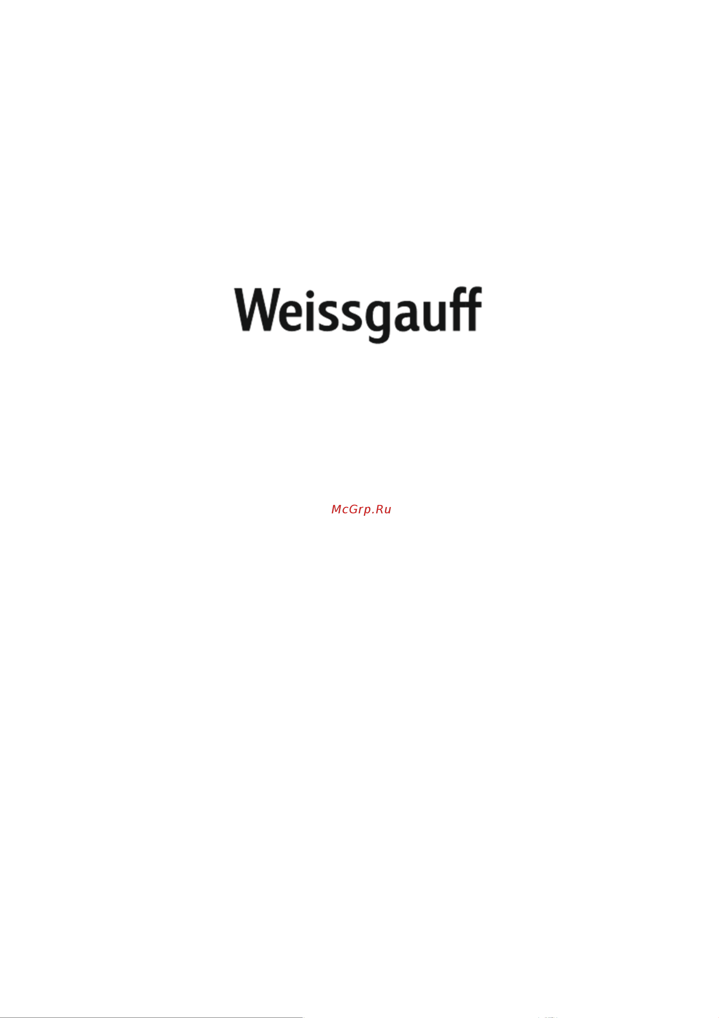 Weissgauff WWT 5000 Touch DWx Руководство по эксплуатации онлайн