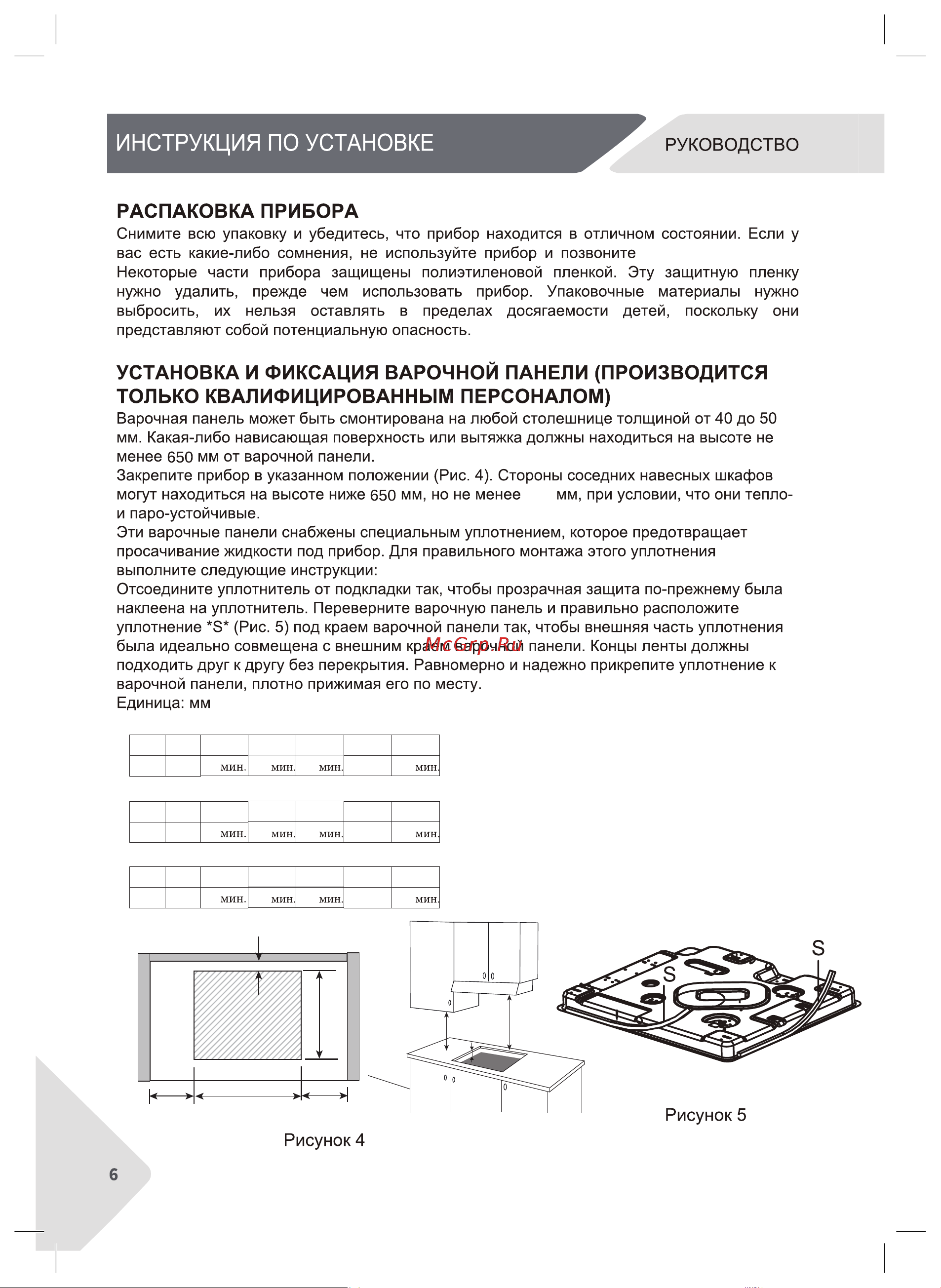 Candy CHXG53CNB Руководство по эксплуатации онлайн [6/28] 882835