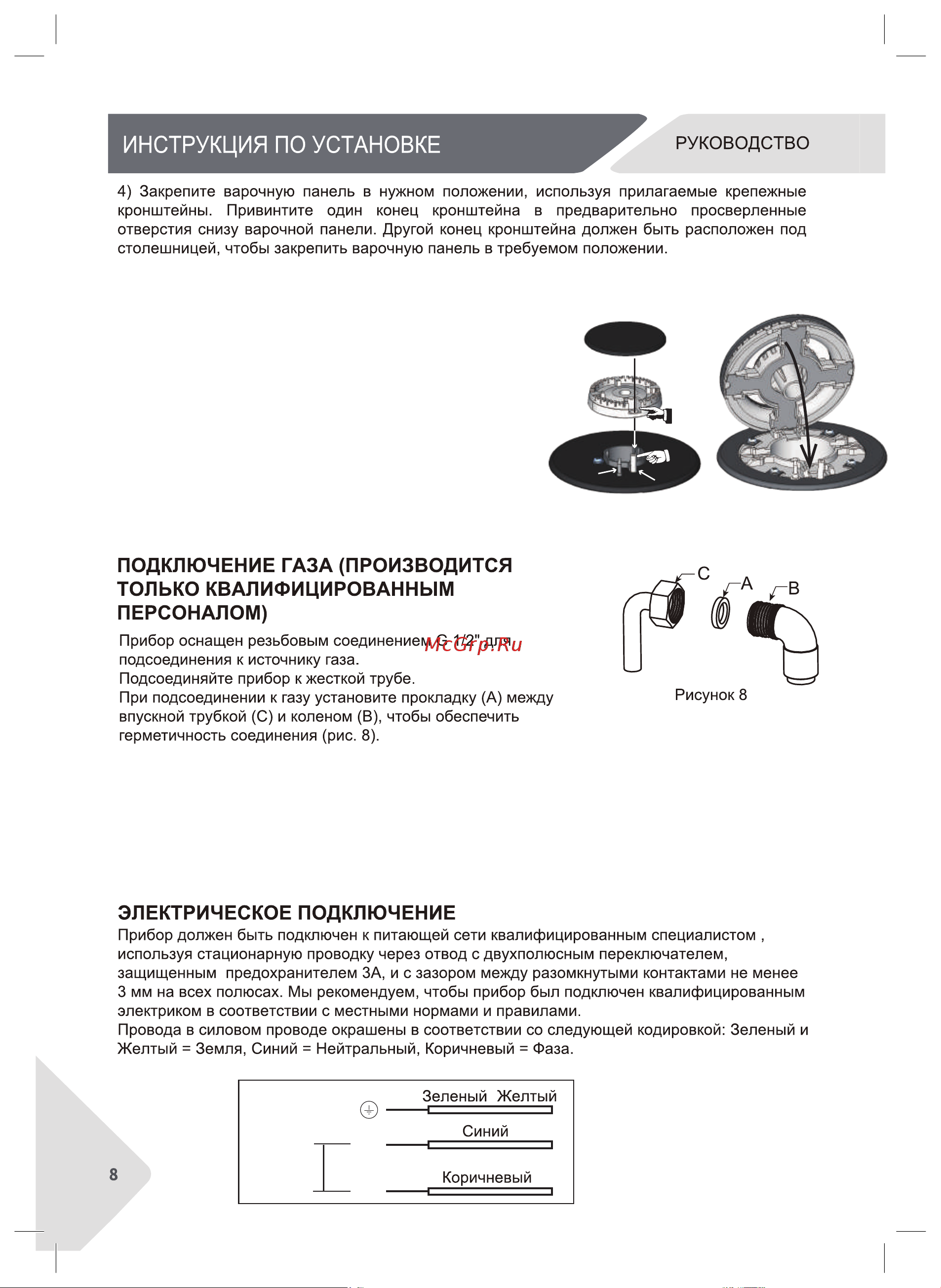 Candy CHXG53CNB Руководство по эксплуатации онлайн [8/28] 882835