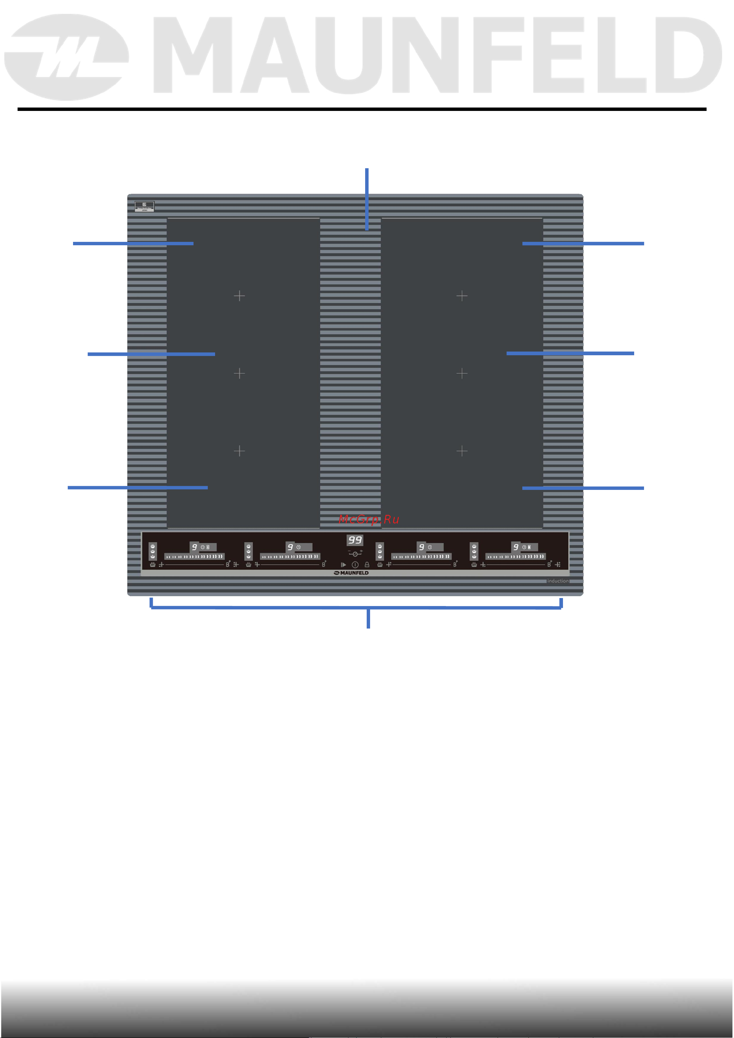 Maunfeld CVI594SF2MDGR LUX Inverter Руководство по эксплуатации онлайн [14/44] 883042