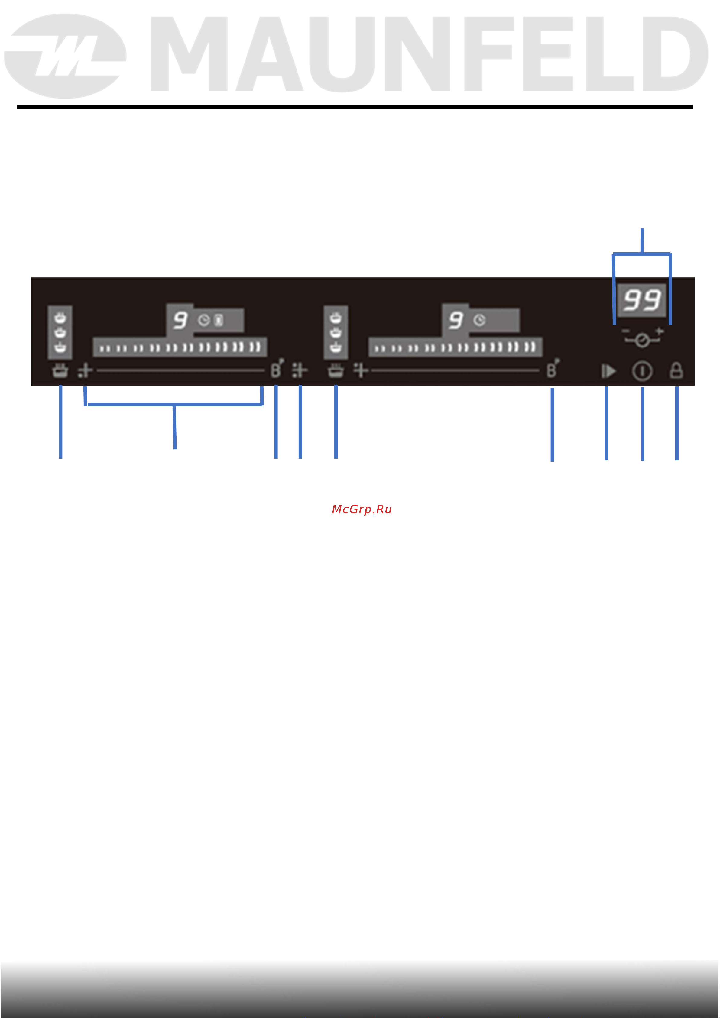 Maunfeld CVI594SF2MBL LUX Inverter Руководство по эксплуатации онлайн [15/44] 883049