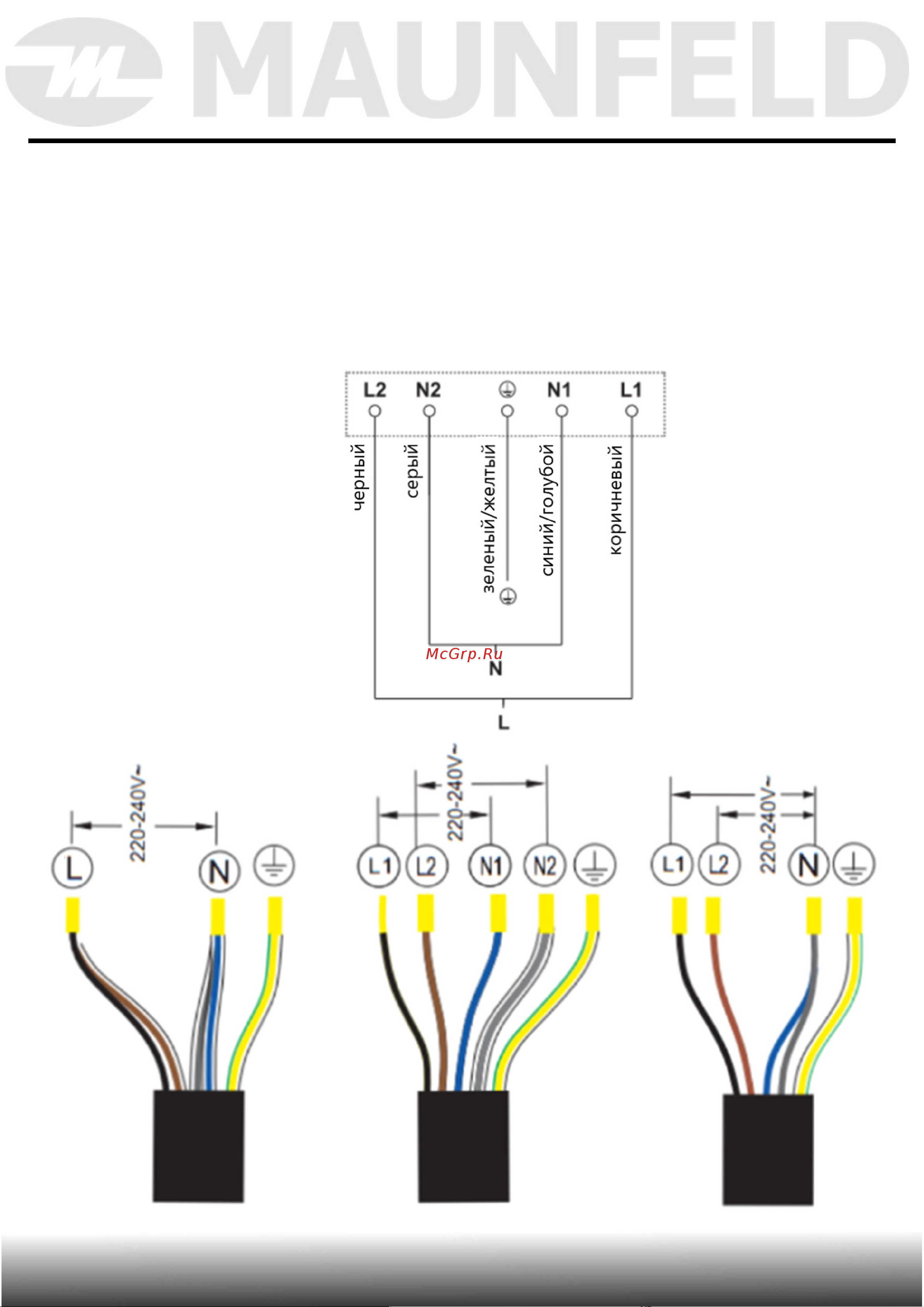 Maunfeld CVI594SF2MBL LUX Inverter Руководство по эксплуатации онлайн [20/44] 883049