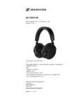 Sennheiser Accentum Черные Руководство по эксплуатации