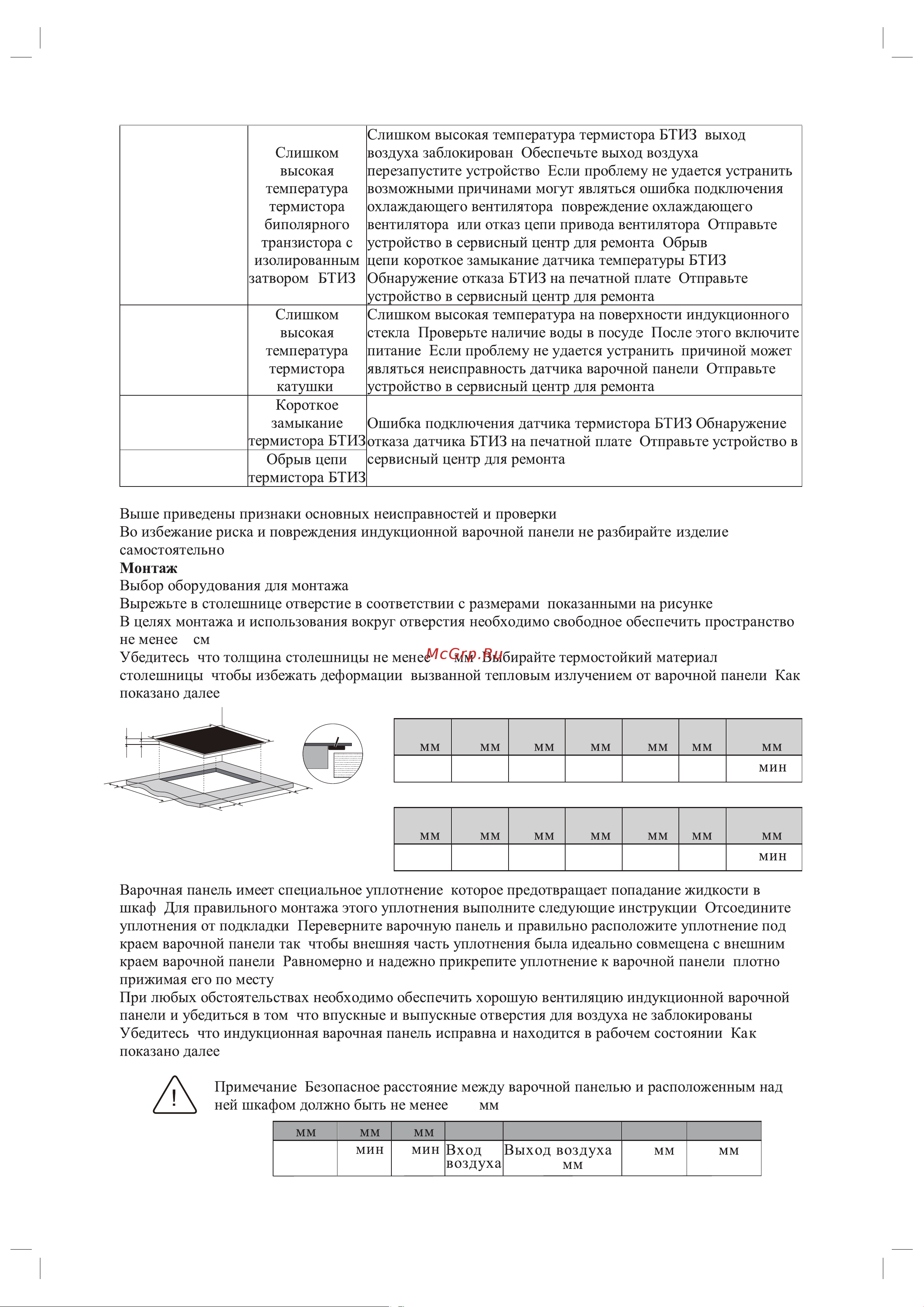 Candy CHXY53NB Руководство по эксплуатации онлайн [11/29] 883147