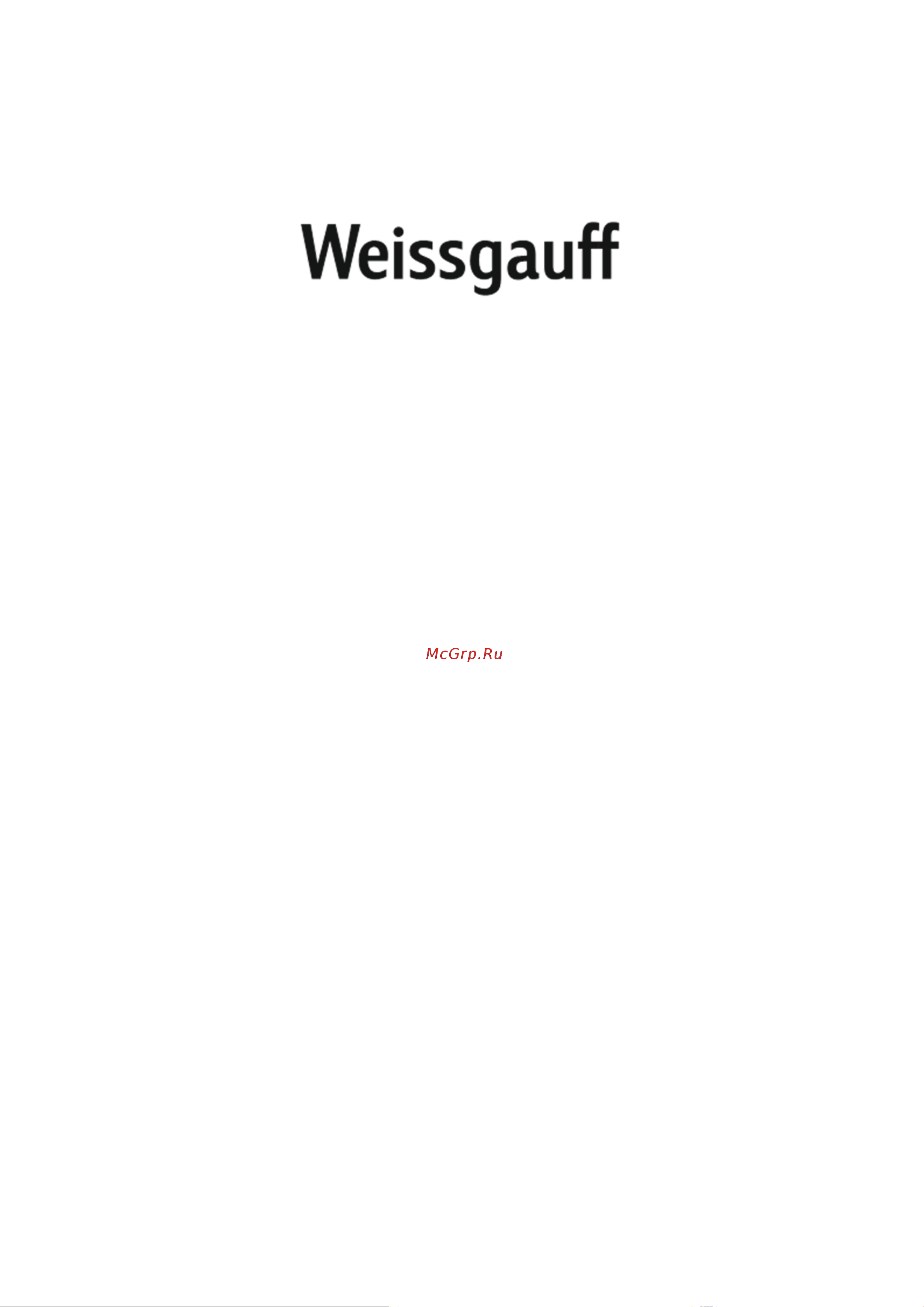 Weissgauff BDW 4150 Touch DC Inverter Wi-Fi Руководство по эксплуатации онлайн