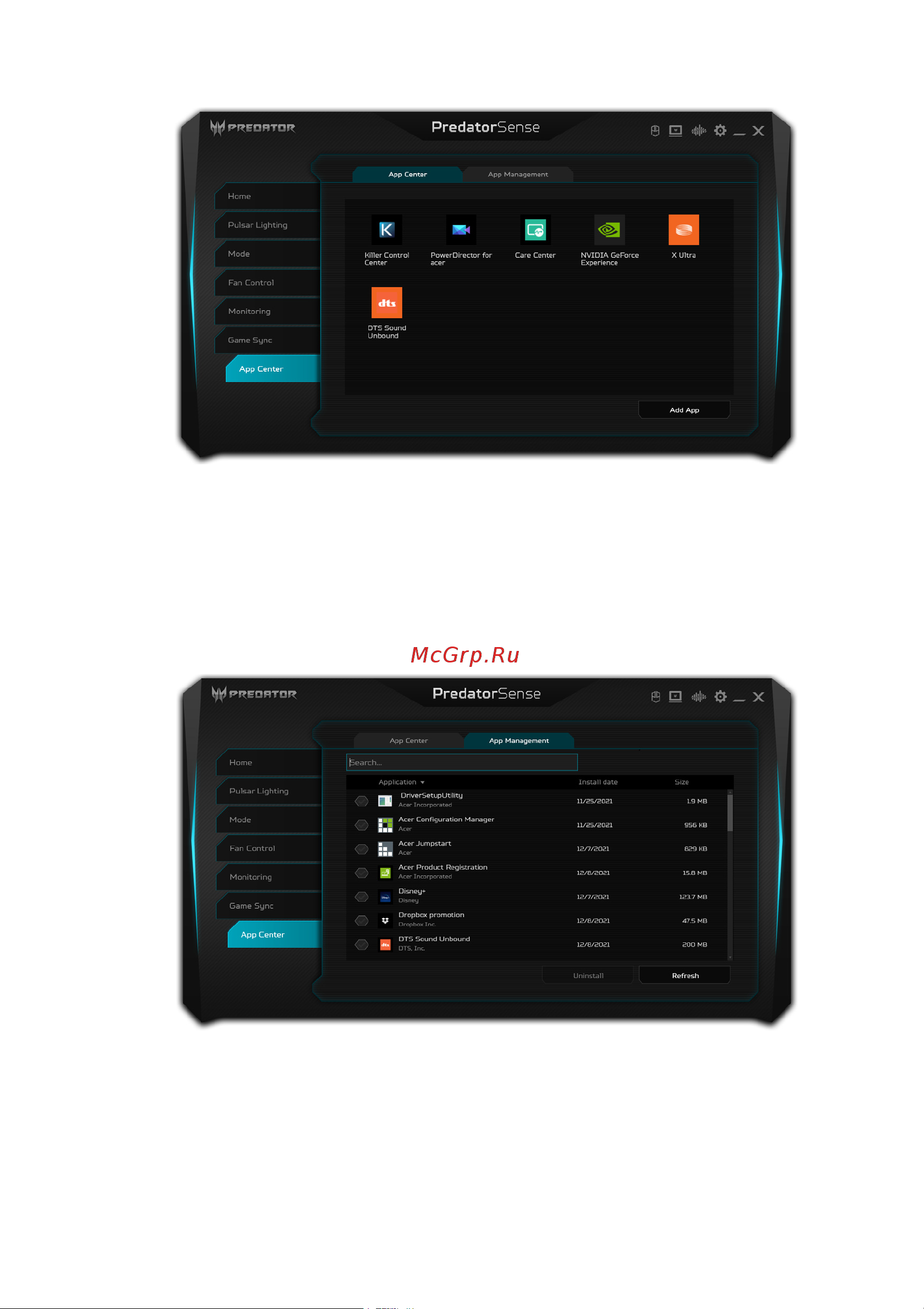 Acer Predator Helios PH317-56-99EE NH.QGFCN.002 Руководство по эксплуатации онлайн [64/110] 883403