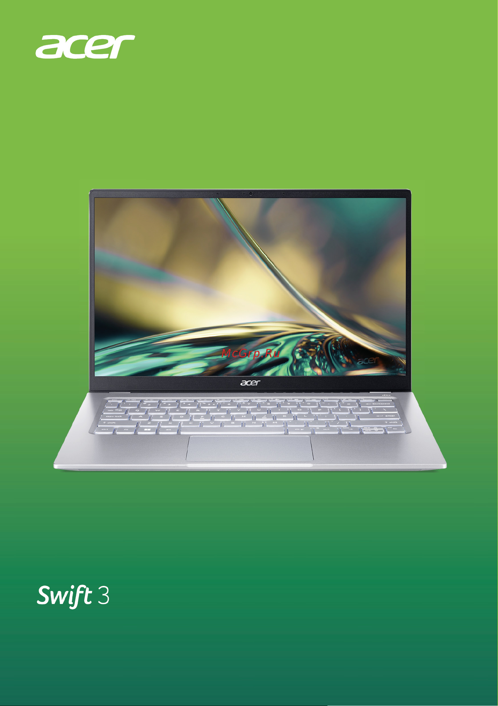 Acer Swift 3 SF314-44-R8UH NX.K0UER.004 Руководство по эксплуатации онлайн