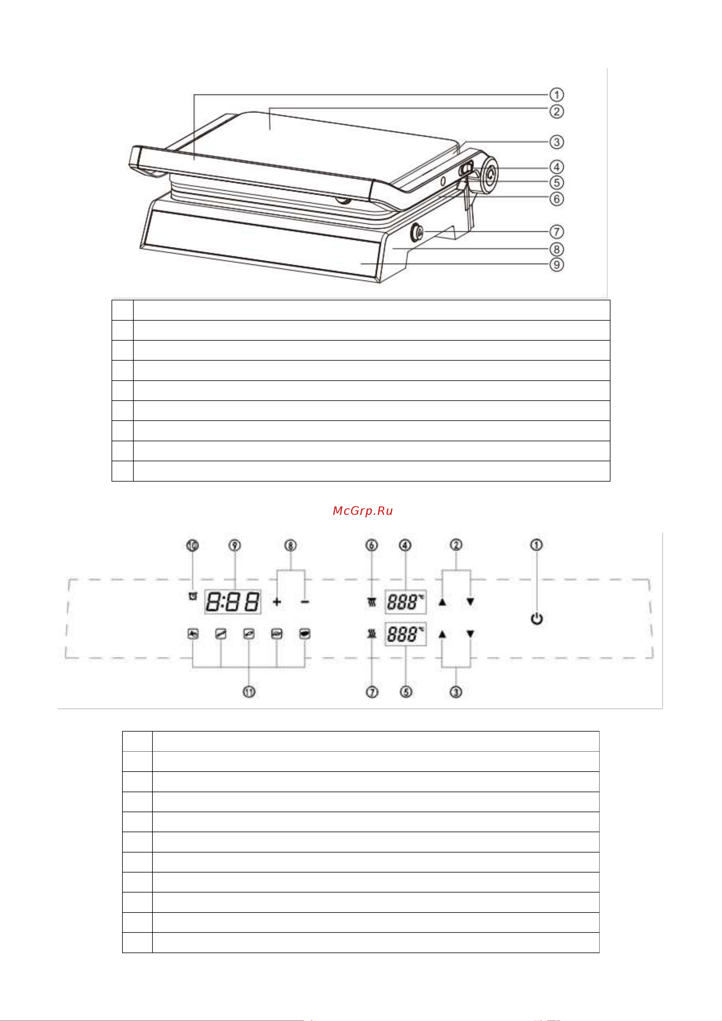 Weissgauff WCG 150 X Digital Inox Руководство по эксплуатации онлайн [4/9] 883518