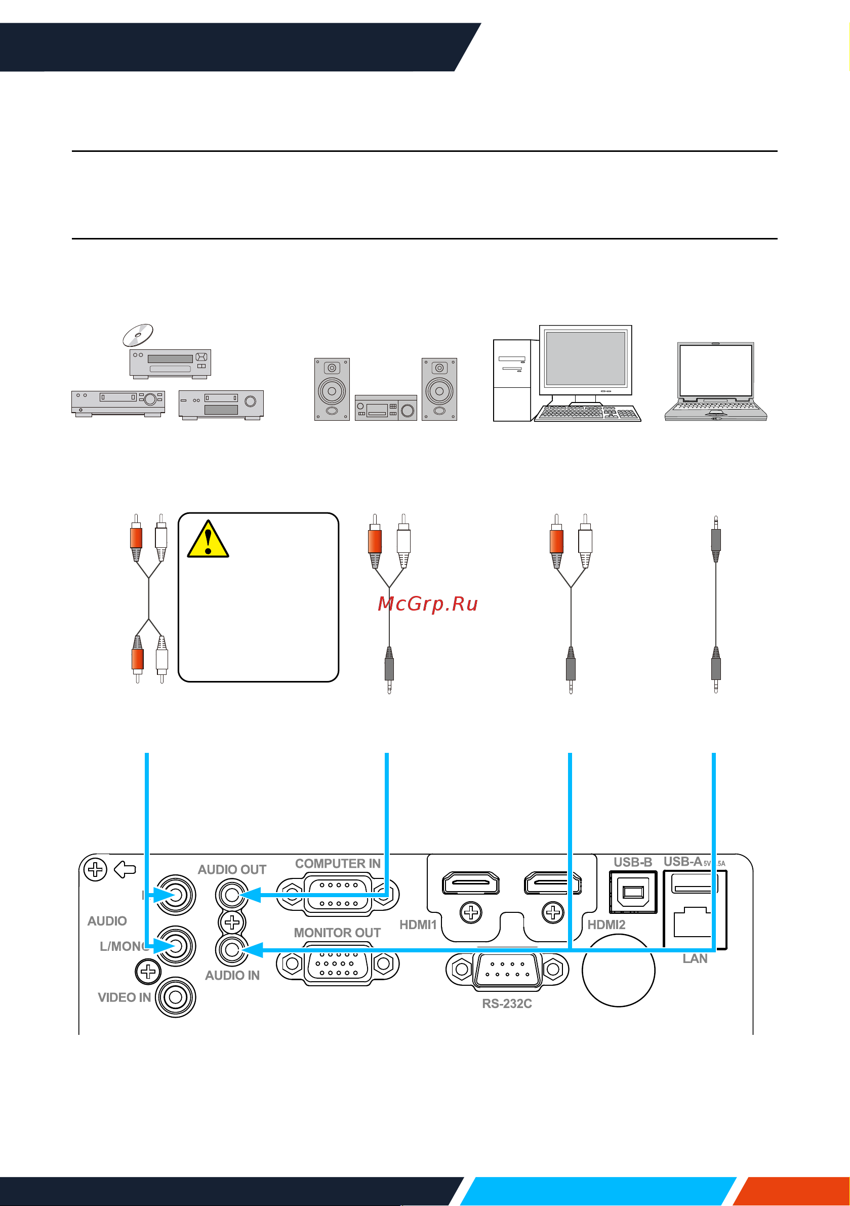 InFocus IN1024 3LCD/4000 лм/XGA/1,48-1,78:1/2*HDMI/16W/PJ-Link/белый Руководство по эксплуатации онлайн [31/141] 883552