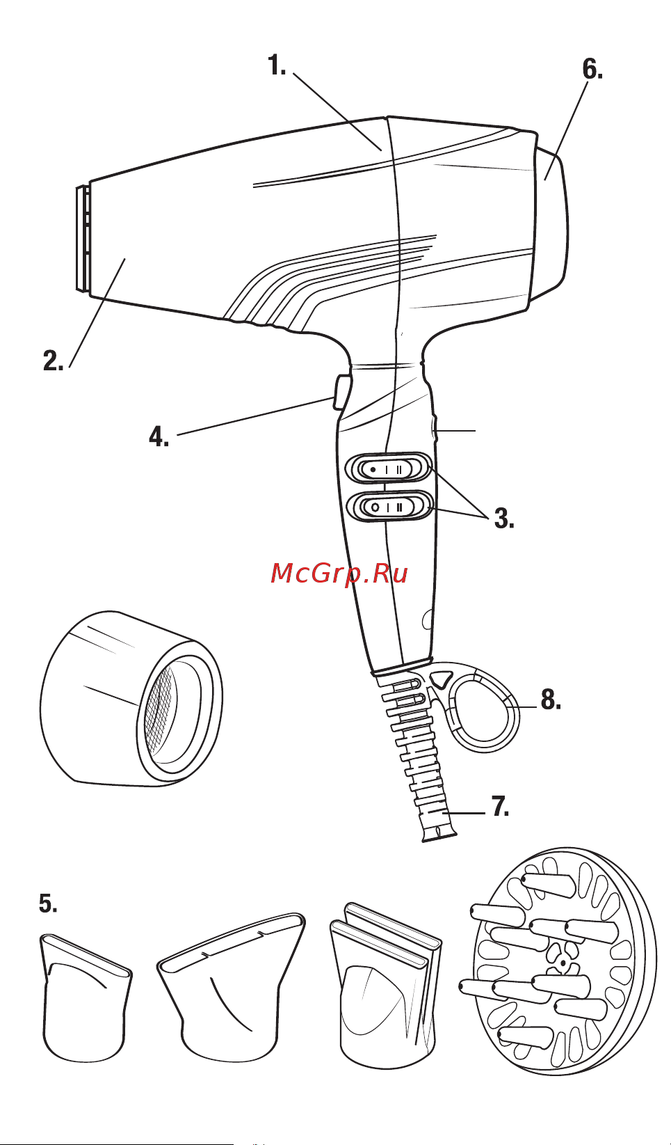 BaByliss Pro Stellato Digital BAB7500IE Руководство по эксплуатации онлайн [2/80] 883656