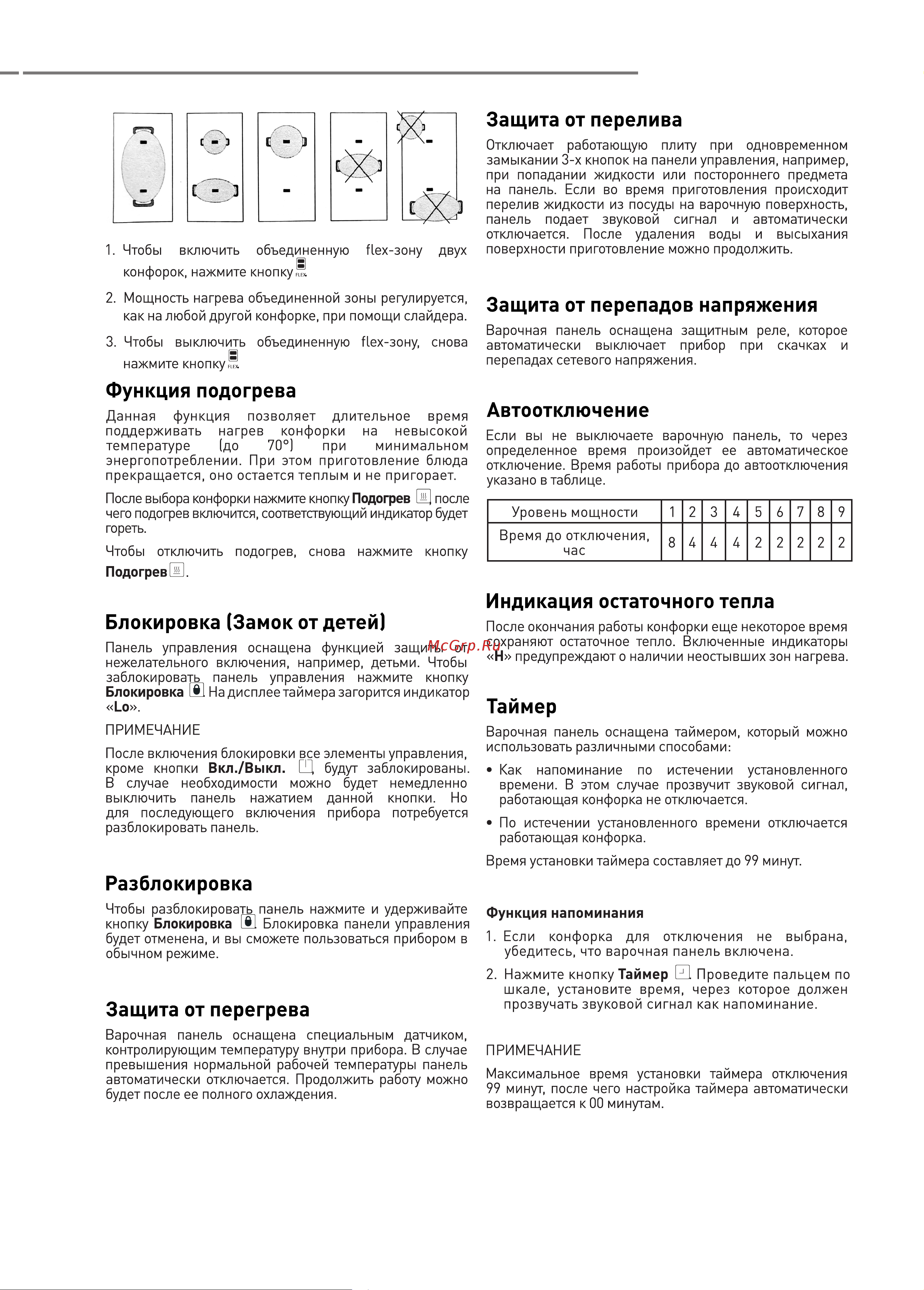 ZUGEL ZIH294B Руководство по эксплуатации онлайн [8/17] 883703