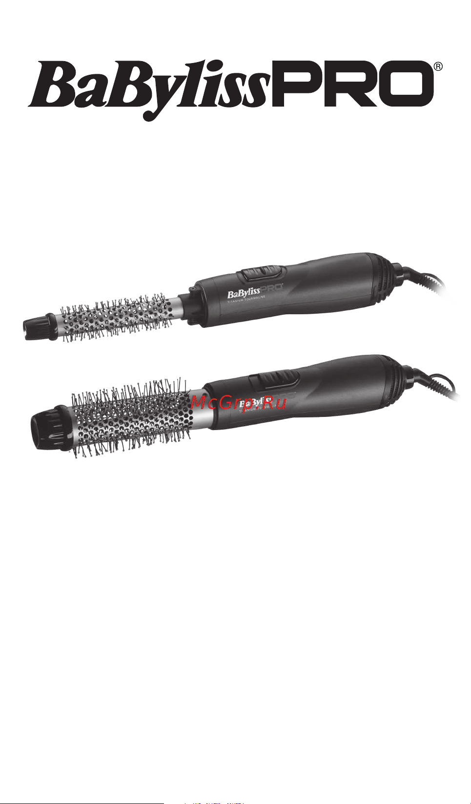 BaByliss Pro Titanium Tourmaline 19 мм (BAB2675TTE) Руководство по эксплуатации онлайн