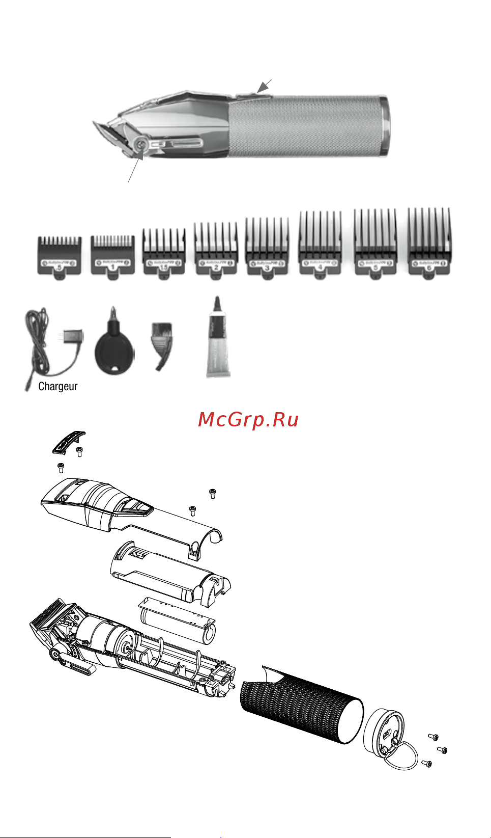 BaByliss Pro Chameleon FX 4ARTIST FX8700IE Руководство по эксплуатации онлайн [5/94] 883747