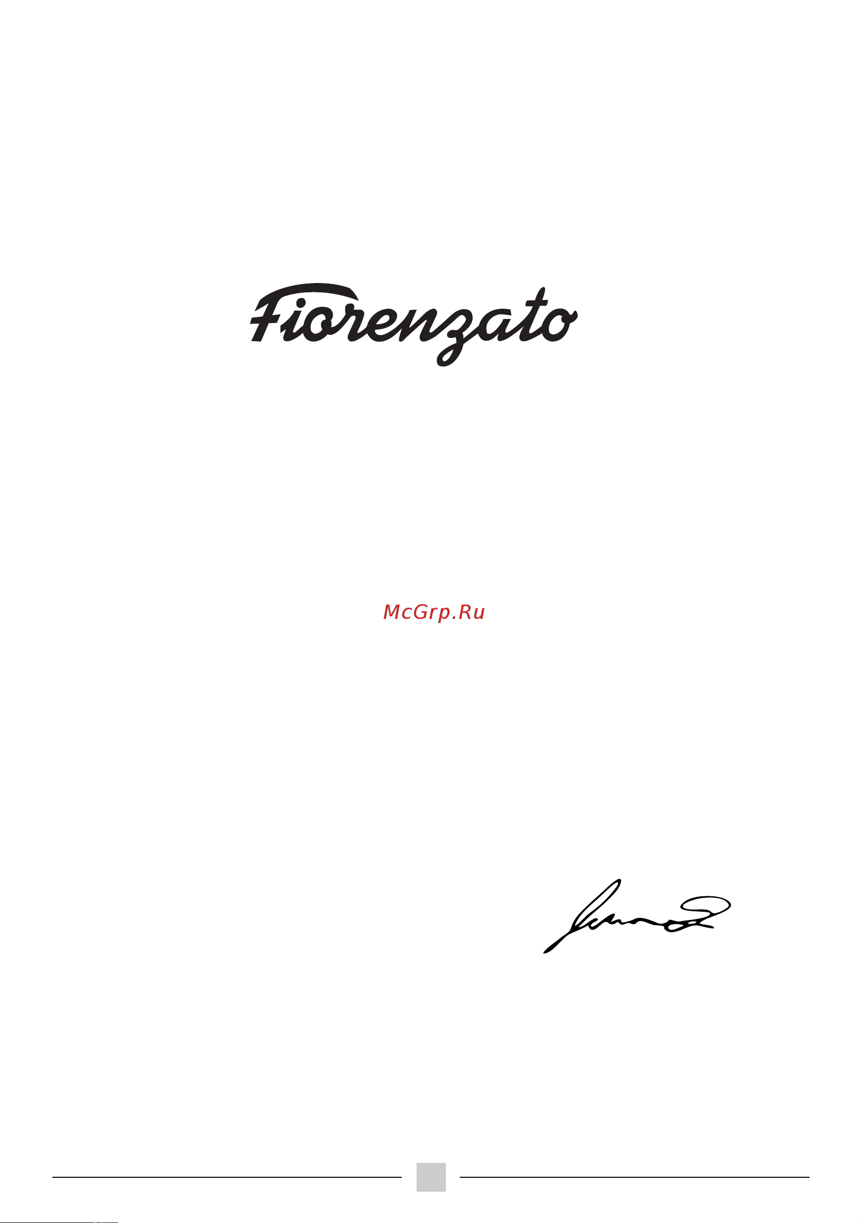 Fiorenzato F64E Red Руководство по эксплуатации онлайн [6/24] 883786