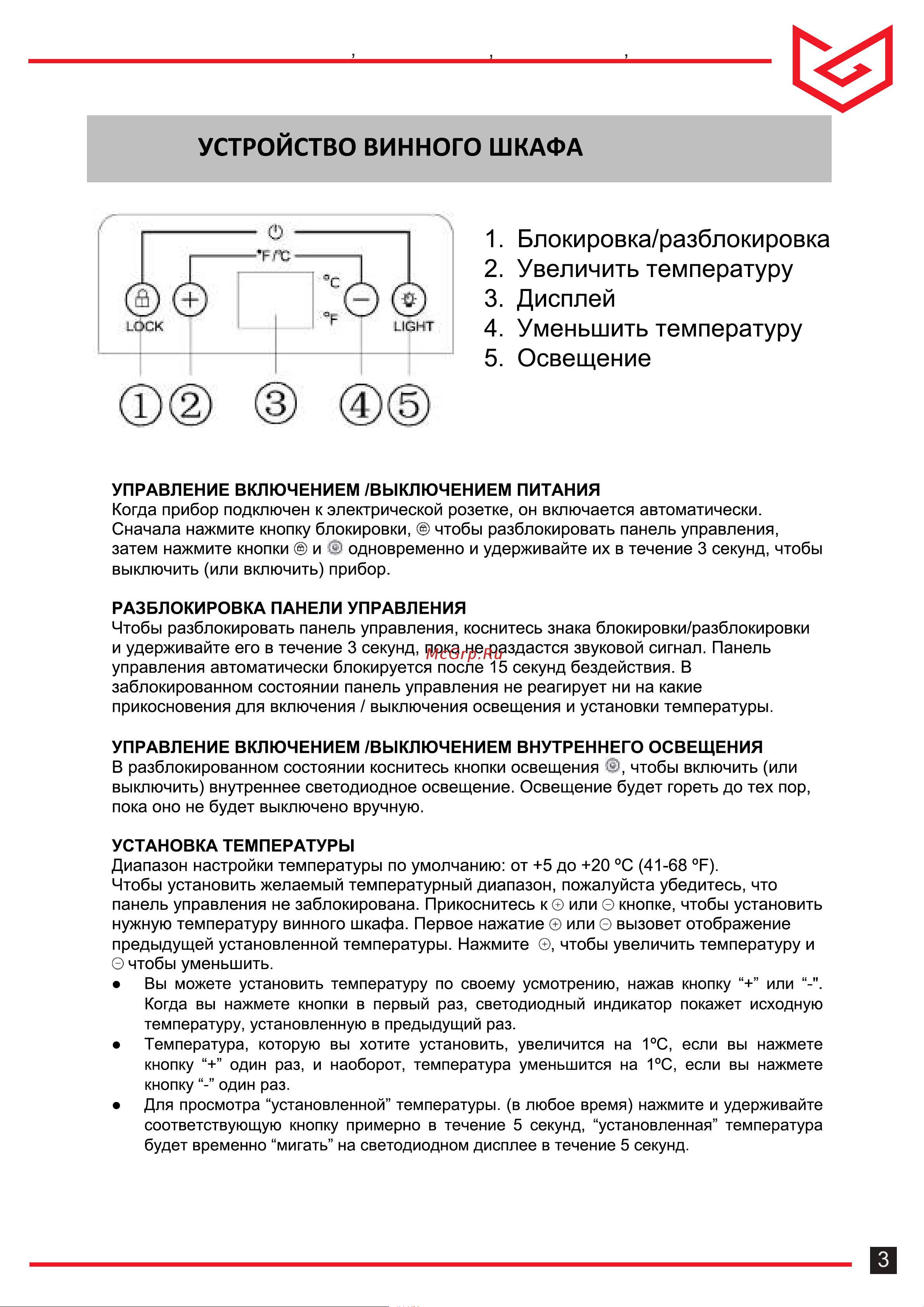 Meyvel MV46NH-KWT2 Руководство по эксплуатации онлайн [4/20] 883954