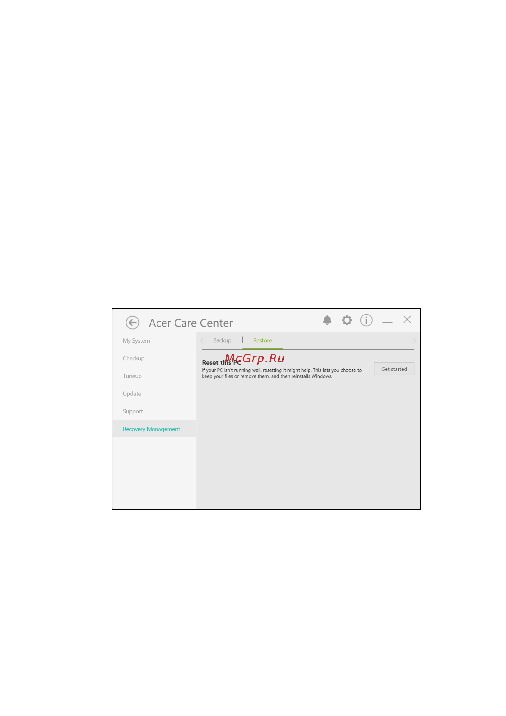 Acer PHN18-71-736A NH.QNSCD.002 Руководство по эксплуатации онлайн [38/125] 883997
