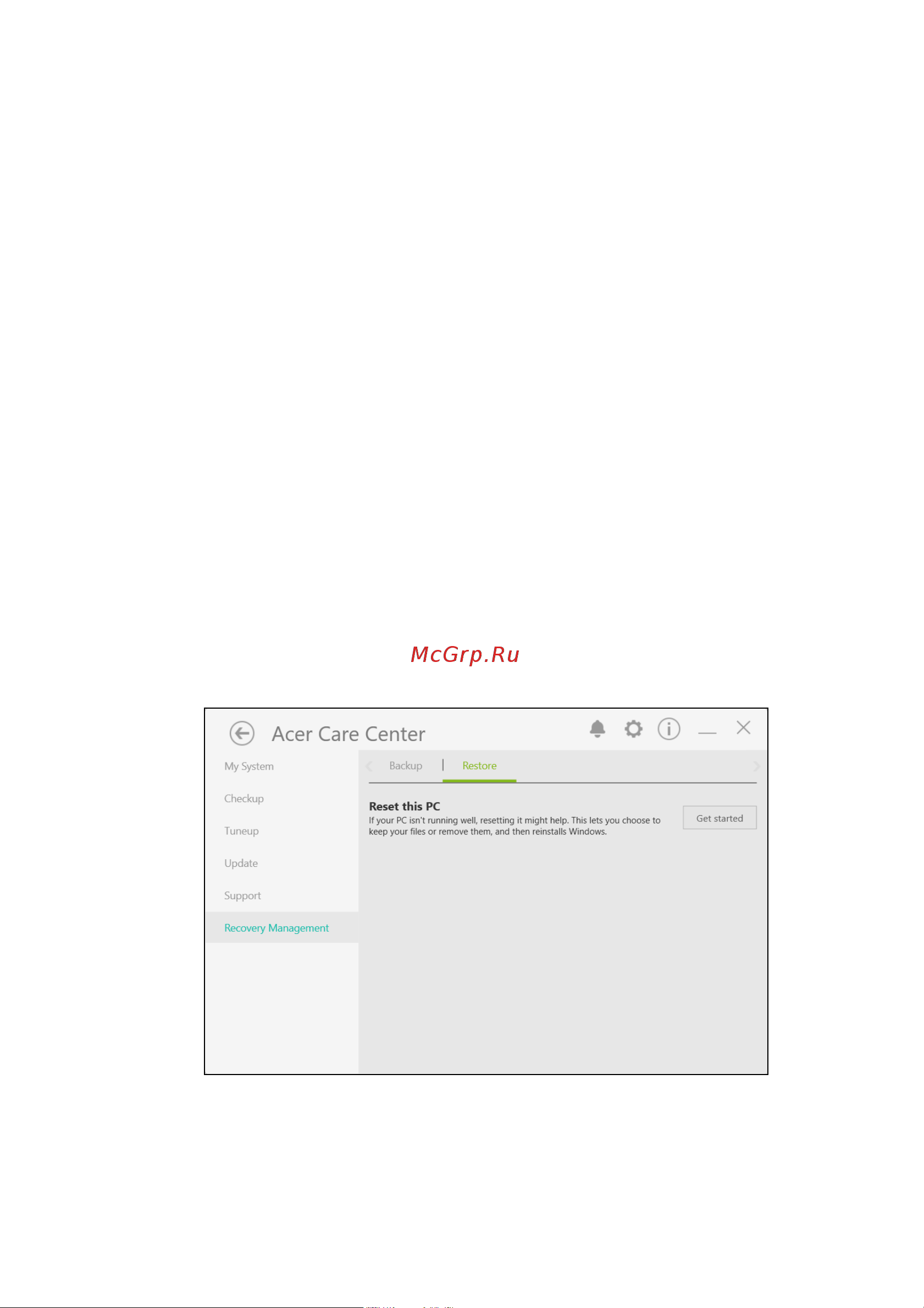 Acer PHN18-71-736A NH.QNSCD.002 Руководство по эксплуатации онлайн [42/125] 883997