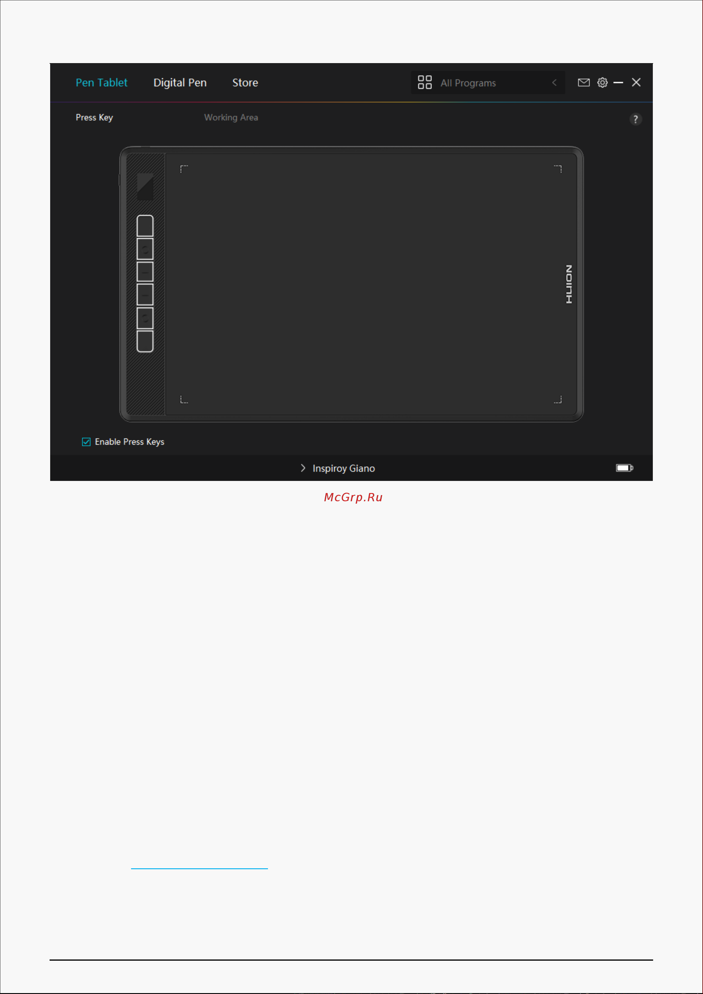 Huion Inspiroy Giano G930L Руководство по эксплуатации онлайн [11/43] 883999
