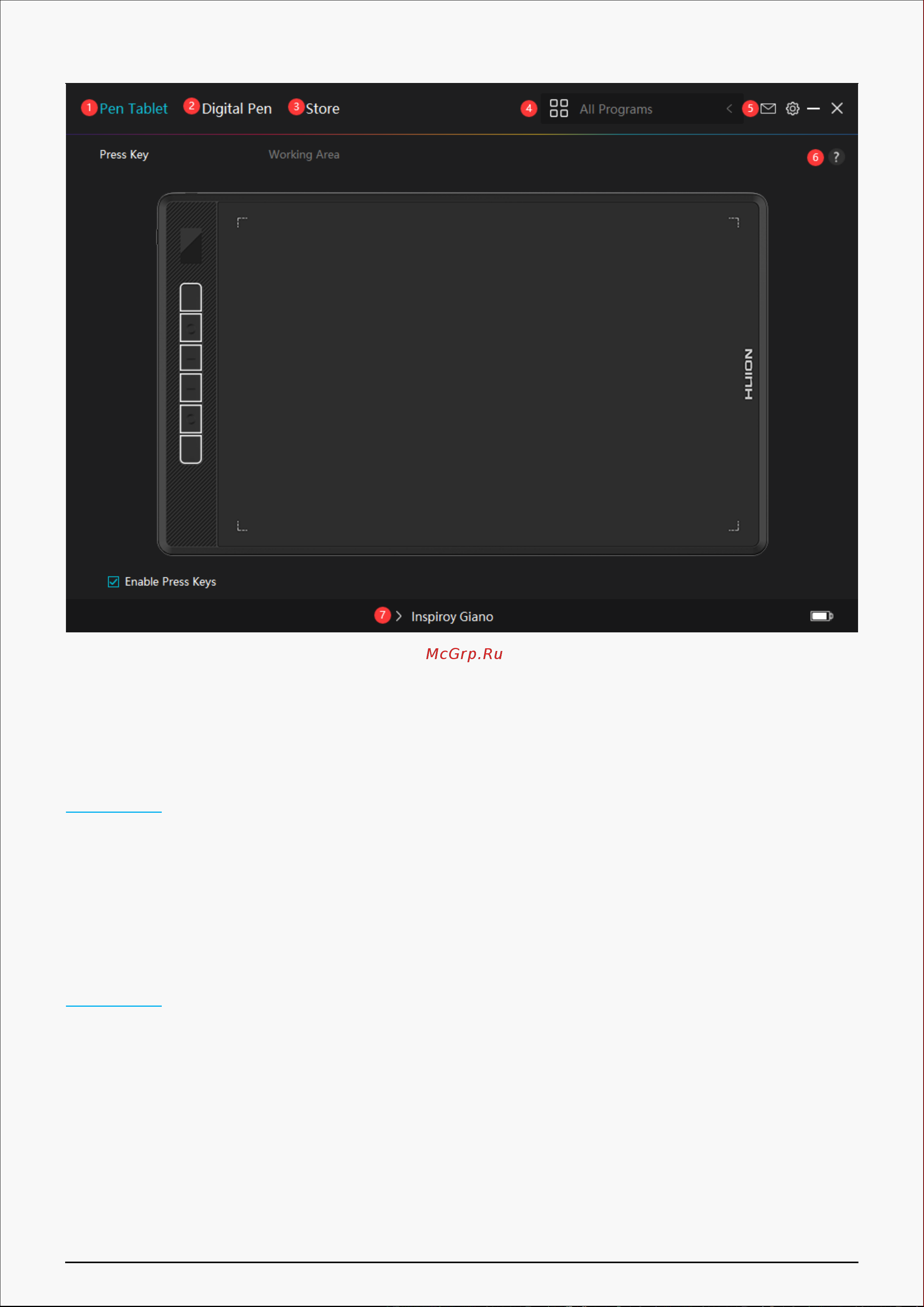 Huion Inspiroy Giano G930L Руководство по эксплуатации онлайн [24/43] 883999