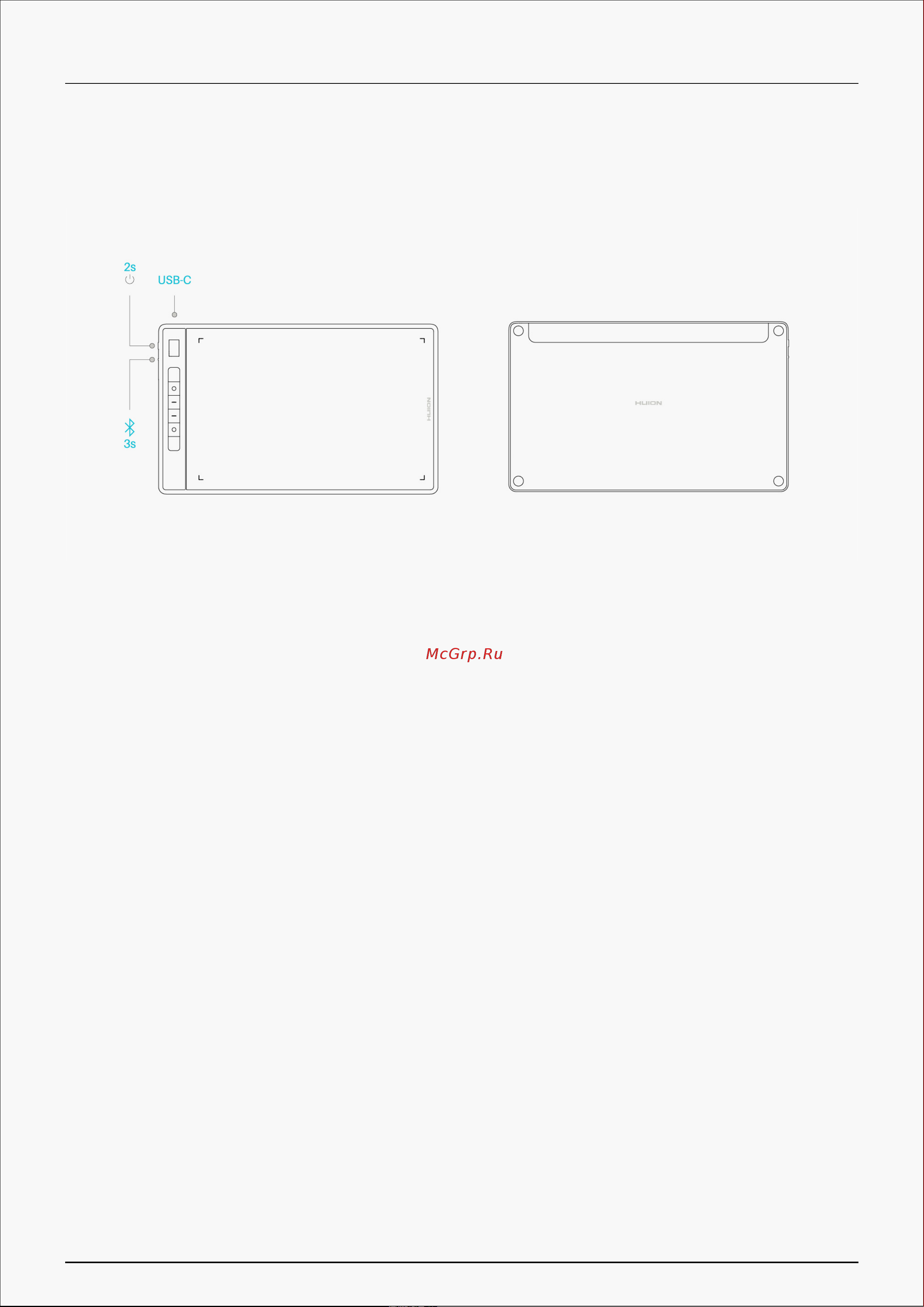 Huion Inspiroy Giano G930L Руководство по эксплуатации онлайн [3/43] 883999