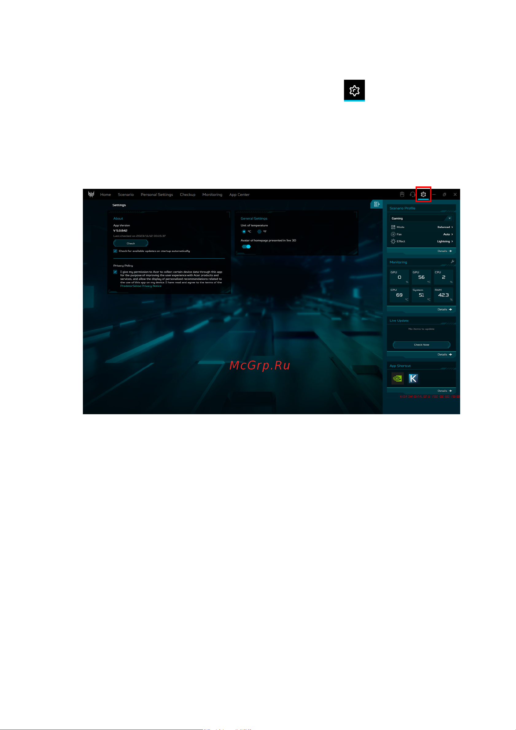 Acer PTN16-51-936A NH.QPPCD.002 Руководство по эксплуатации онлайн [55/127] 884002