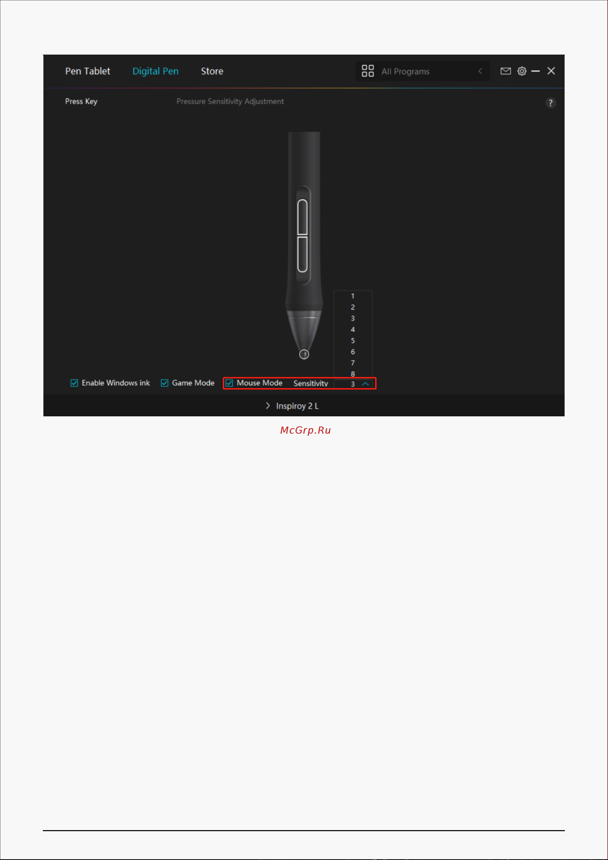 Huion Inspiroy 2 M H951P Green (H951P Green) Руководство по эксплуатации онлайн [40/48] 887843