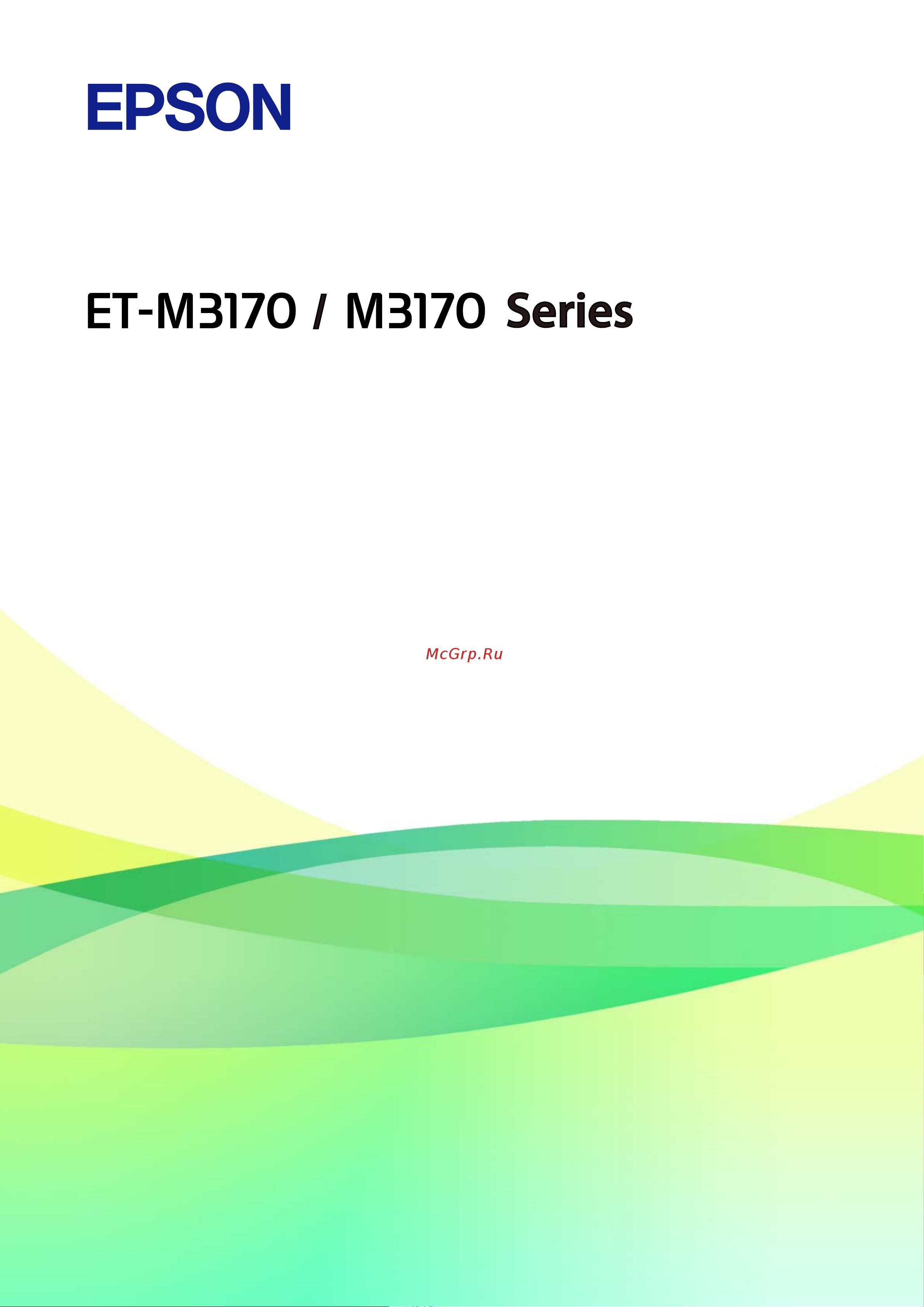 Epson M3170 (C11CG92405) Руководство по эксплуатации онлайн