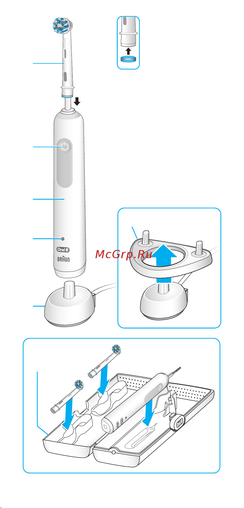 Oral-B Pro 1 (D305.513.3) Руководство по эксплуатации онлайн [4/103] 901543