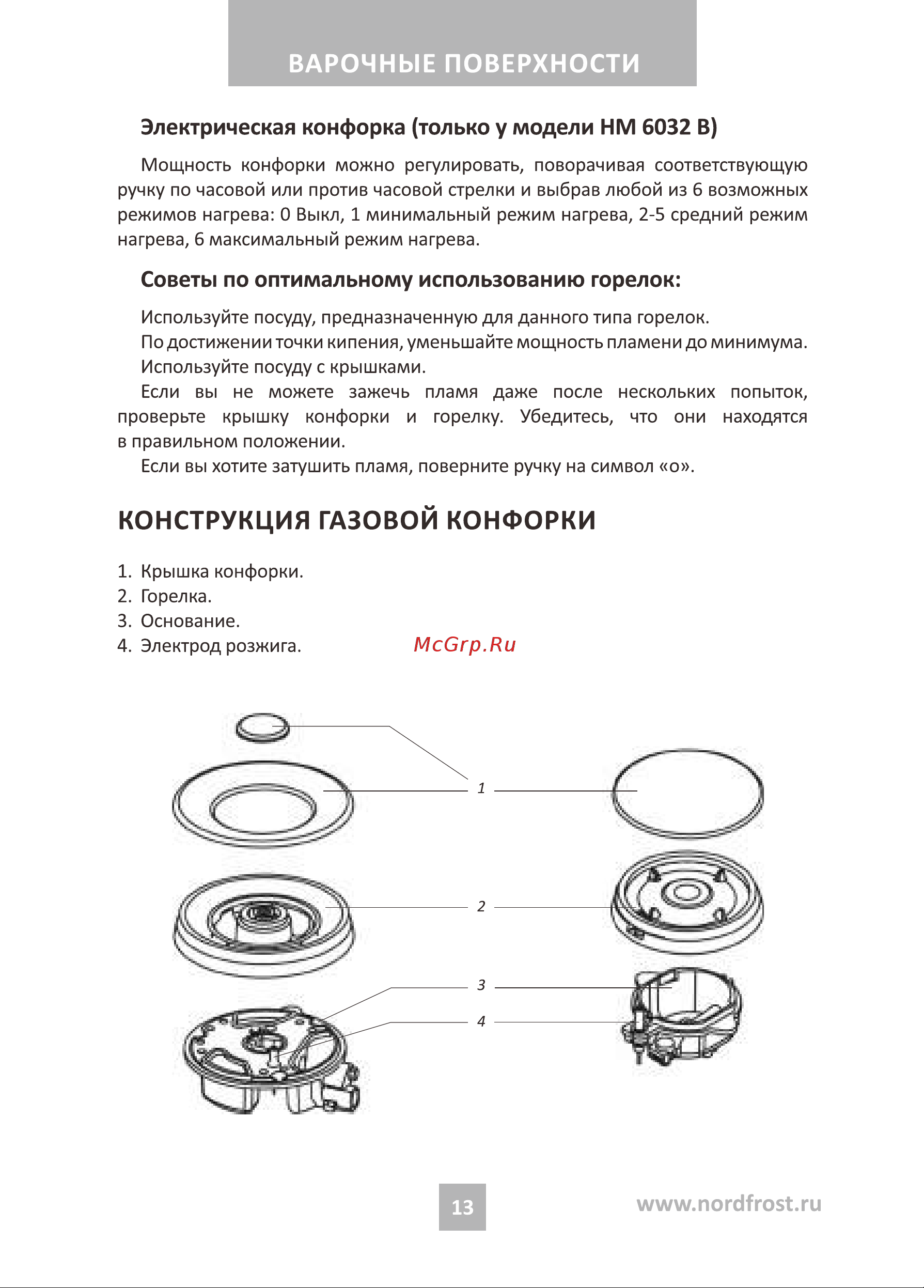 Nordfrost HM 3023 W Руководство по эксплуатации онлайн [13/24] 885014