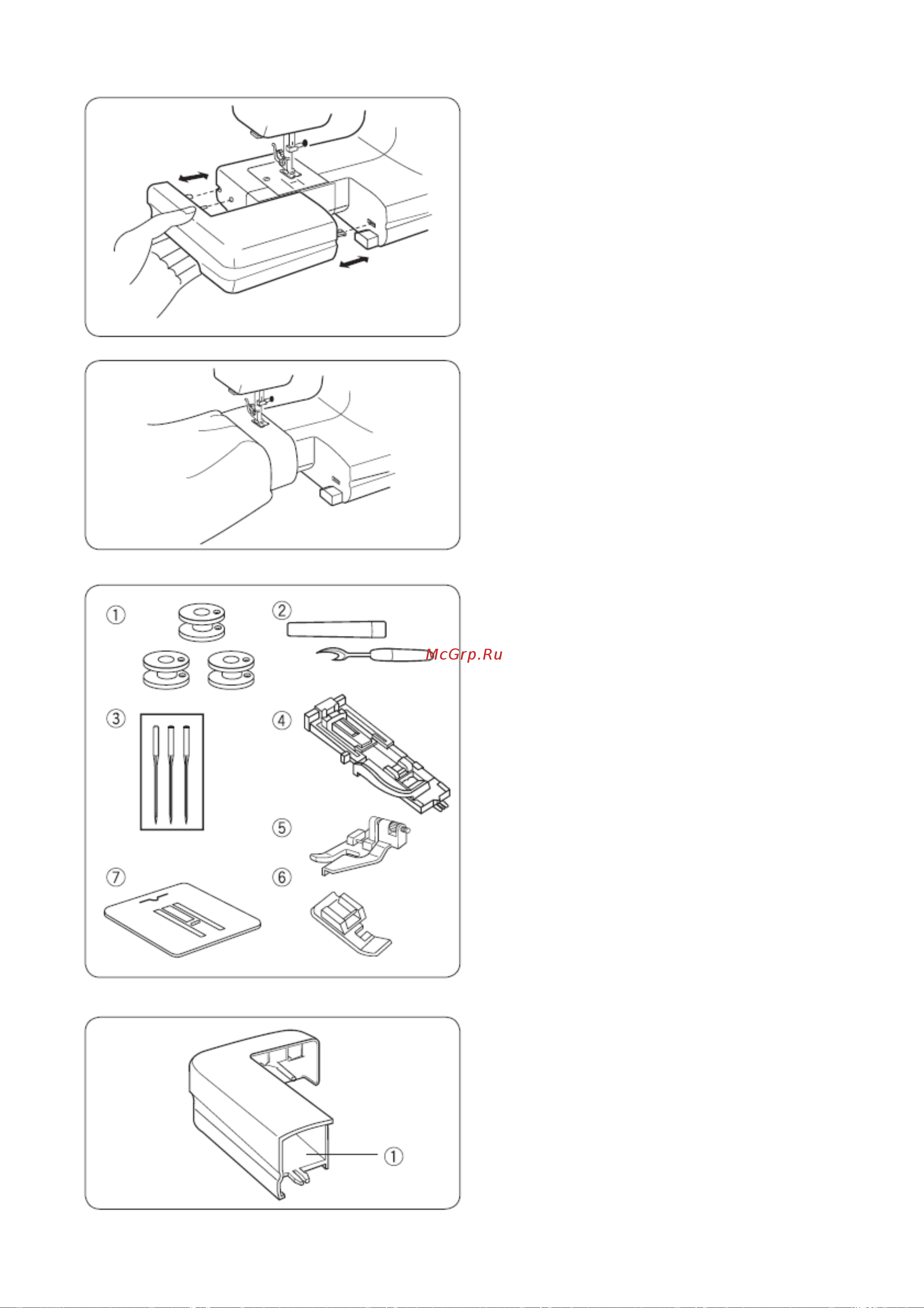 Janome LE30 Руководство по эксплуатации онлайн [10/72] 885234