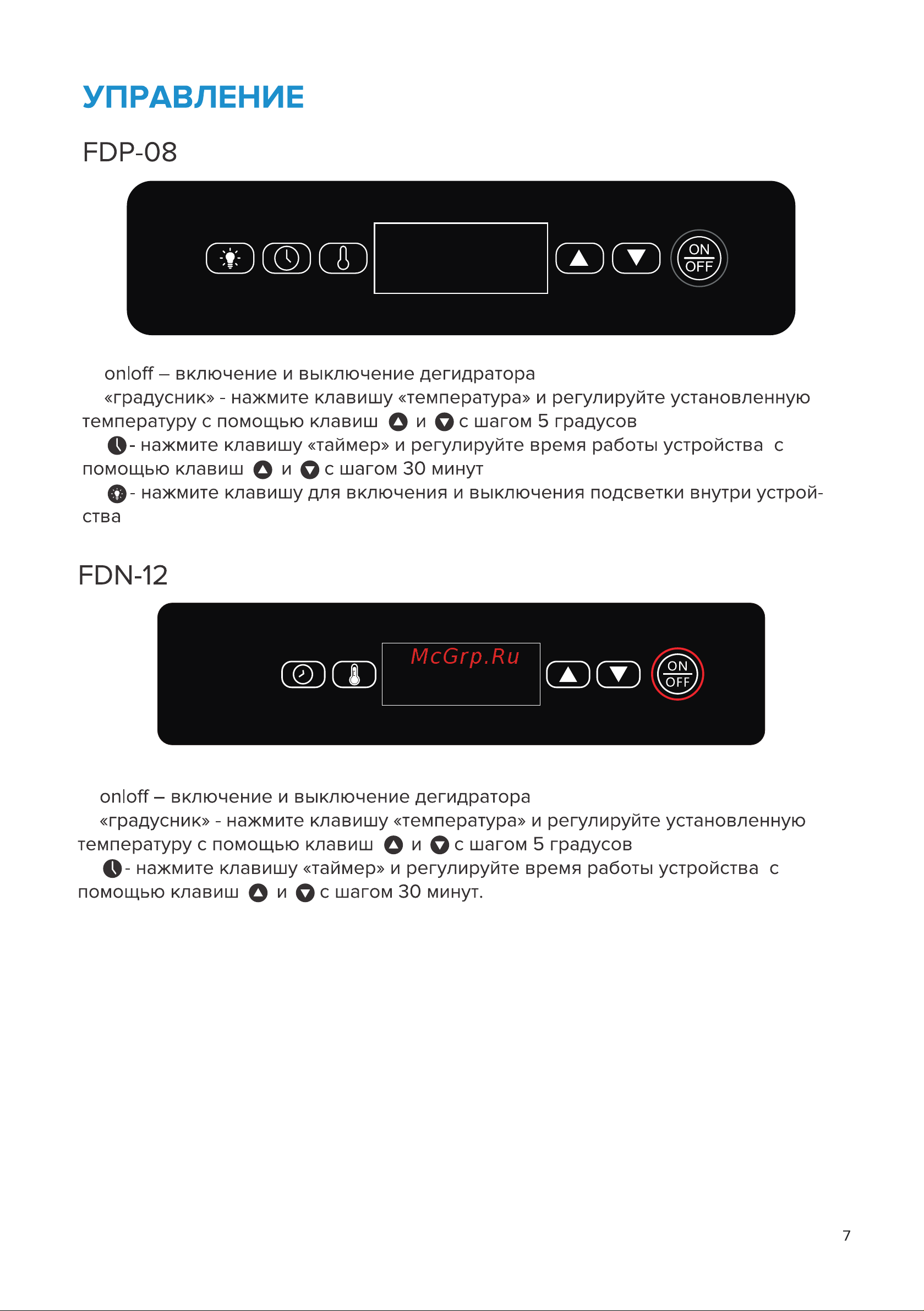 Libhof FDN-12 Руководство по эксплуатации онлайн [7/16] 885243
