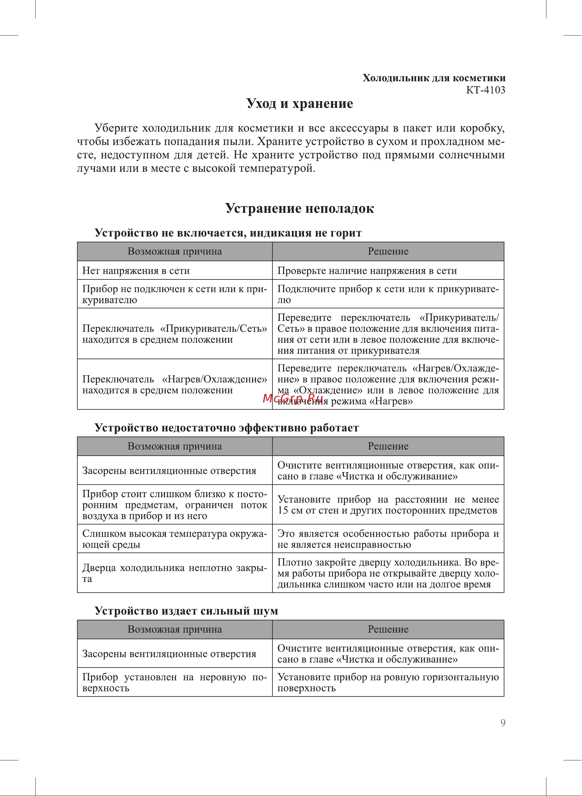 Kitfort КТ-4106 Руководство по эксплуатации онлайн [9/16] 885277
