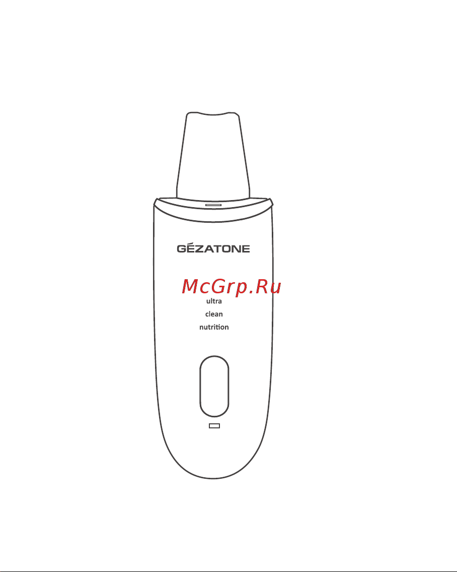 Gezatone Bio Sonic 1007 Руководство по эксплуатации онлайн [2/38] 885357