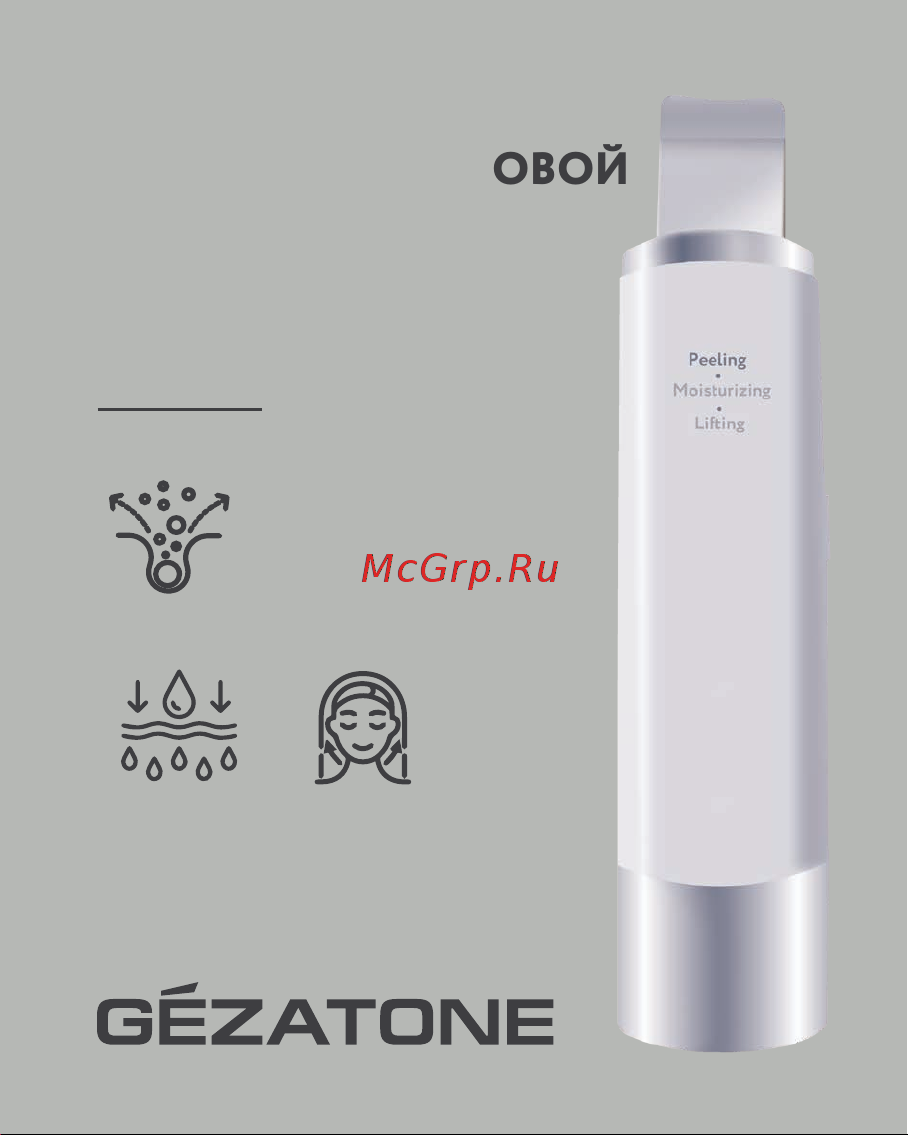 Gezatone Bio Sonic 733 Руководство по эксплуатации онлайн
