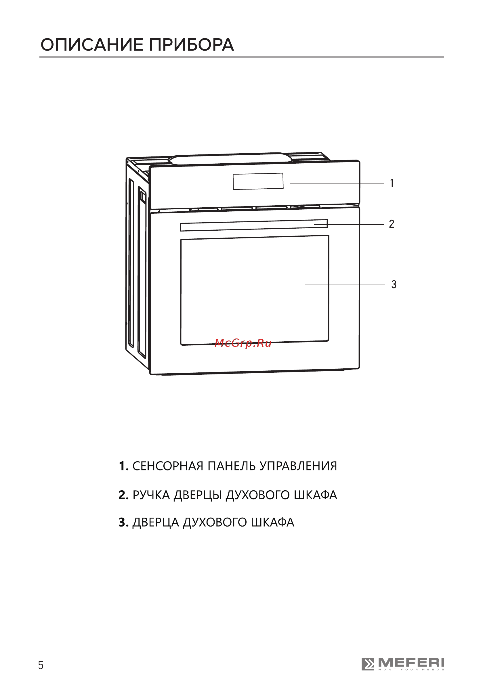 MEFERI MEO606BK ULTRA Руководство по эксплуатации онлайн [5/40] 885901
