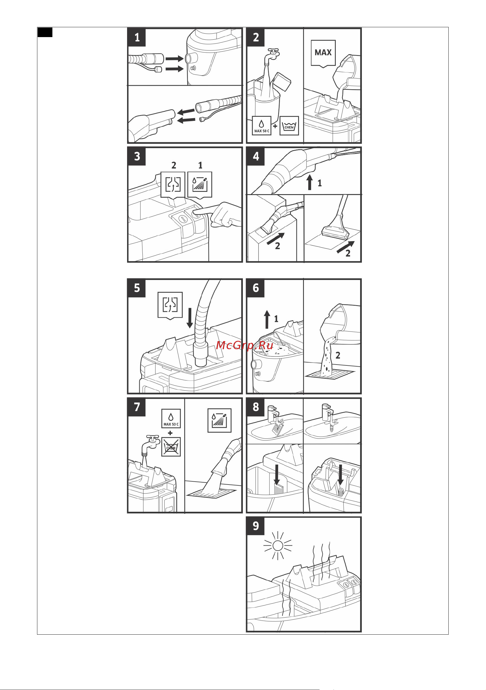 Karcher Puzzi 8/1 C Adv Руководство по эксплуатации онлайн [2/136] 885943