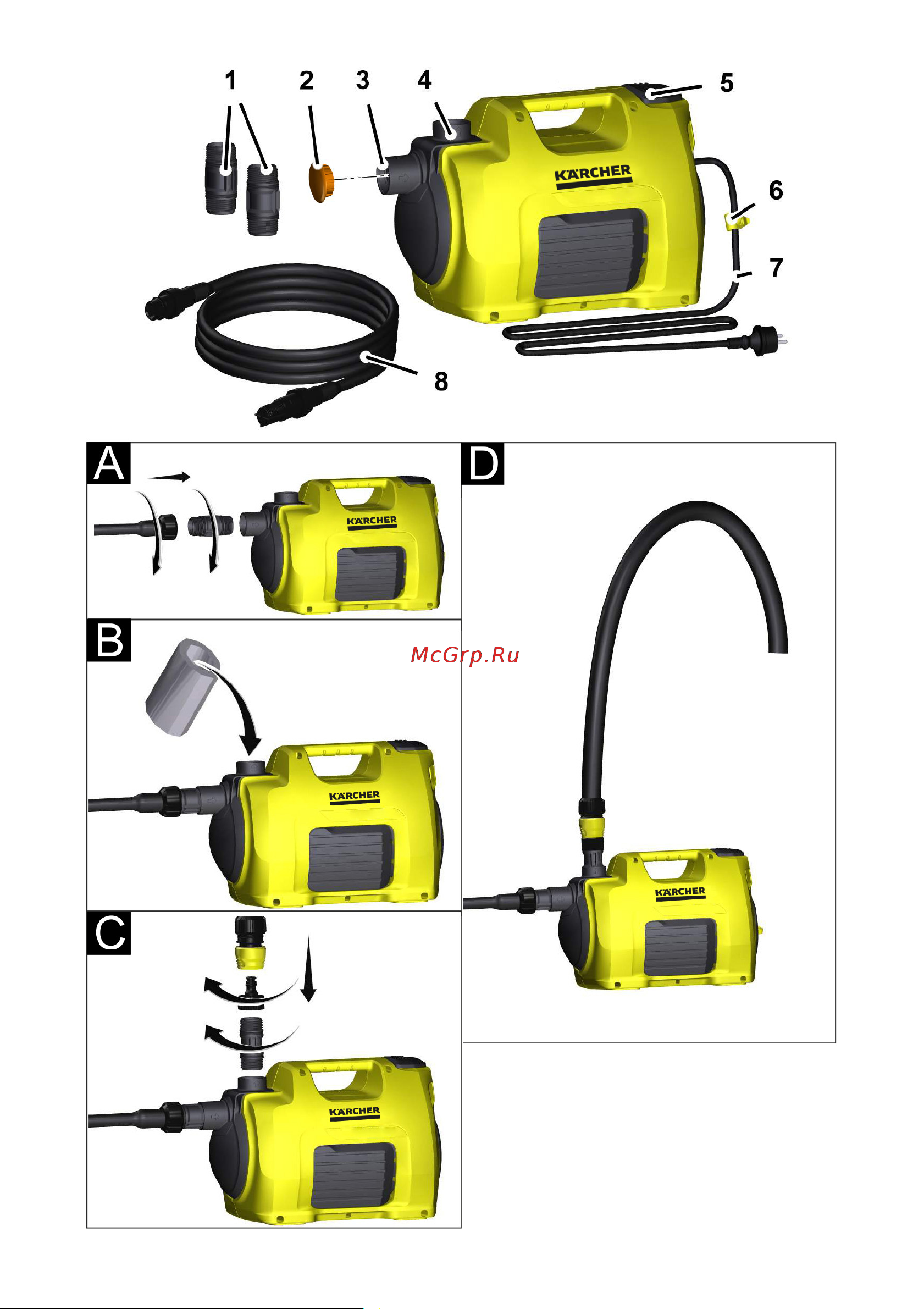 Karcher 1.645-350.0 Руководство по эксплуатации онлайн [3/56] 885995