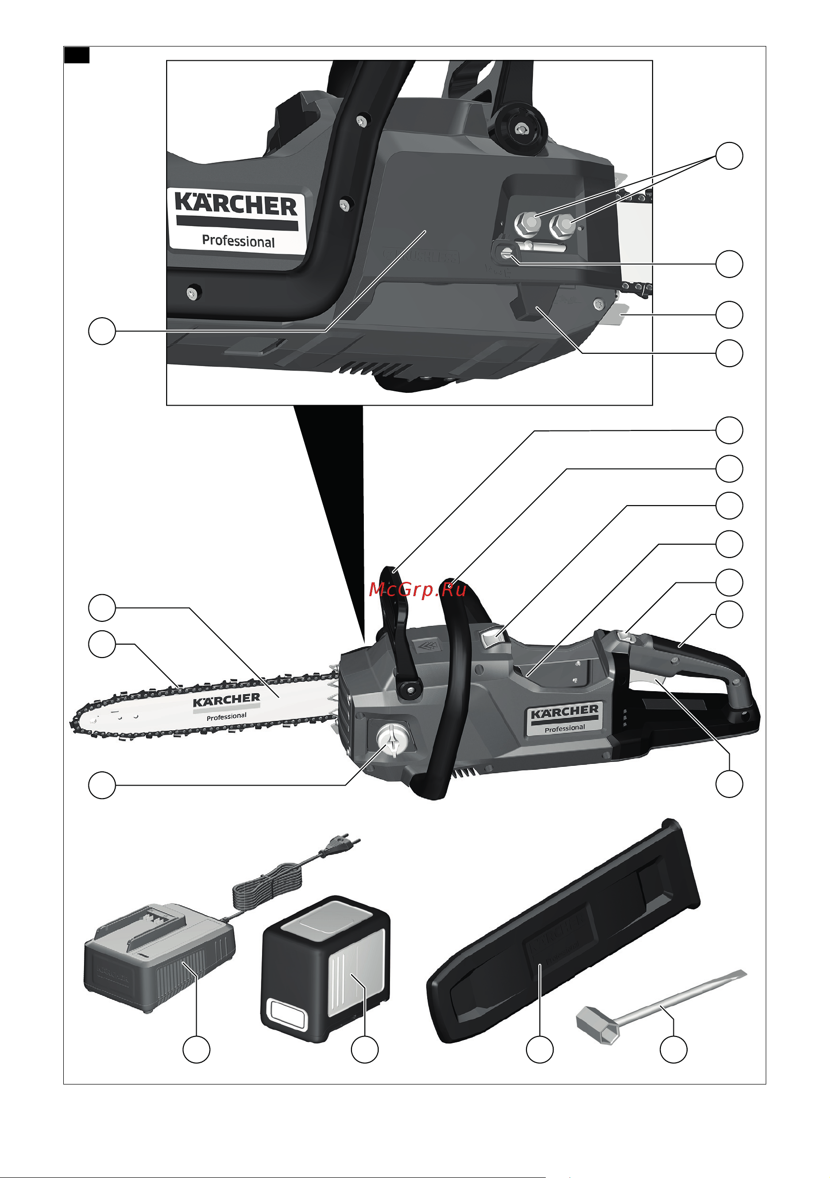 Karcher CS 400/36 BP PACK Руководство по эксплуатации онлайн [2/540] 886006
