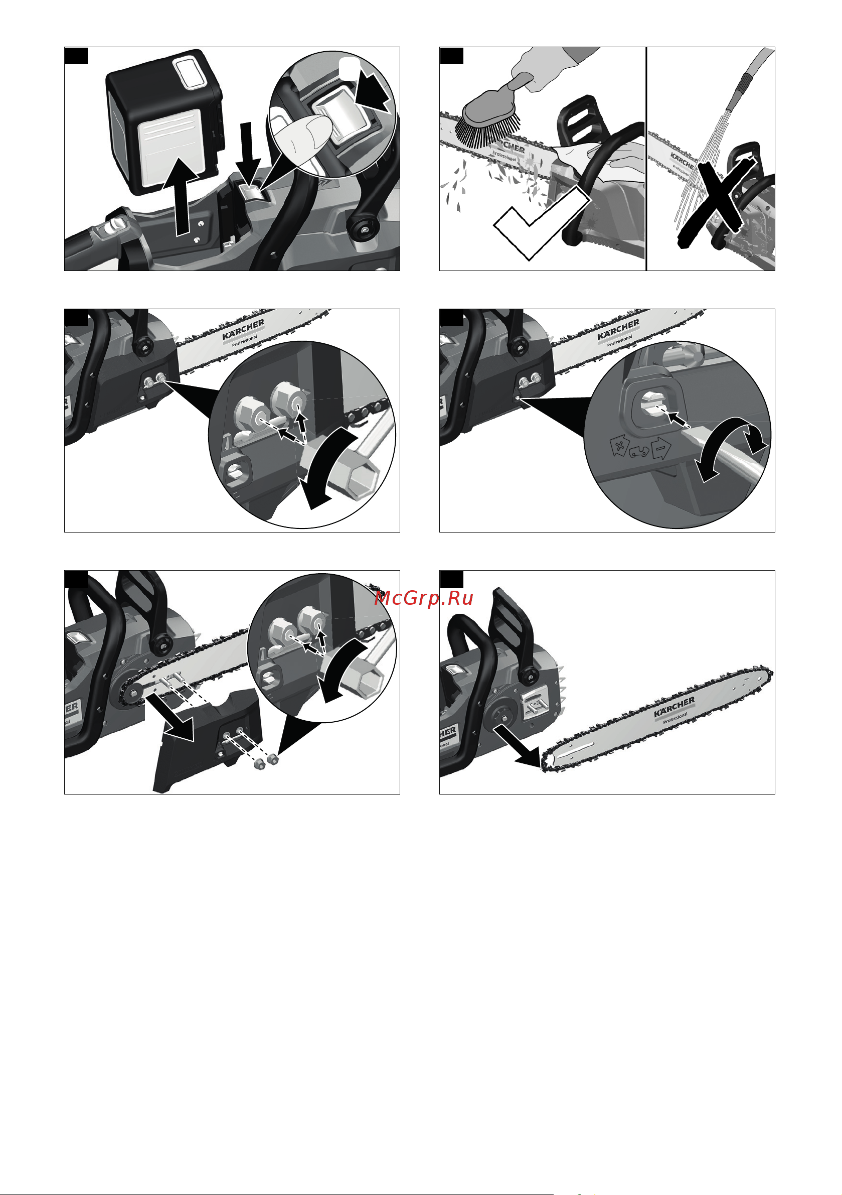 Karcher CS 400/36 BP PACK Руководство по эксплуатации онлайн [6/540] 886006