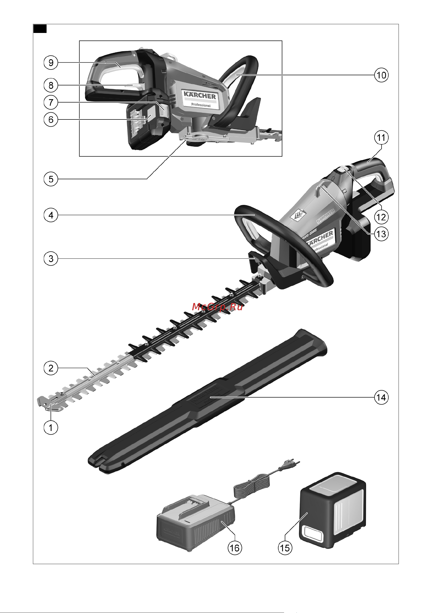 Karcher HT 650/36 Bp Руководство по эксплуатации онлайн [2/200] 886007