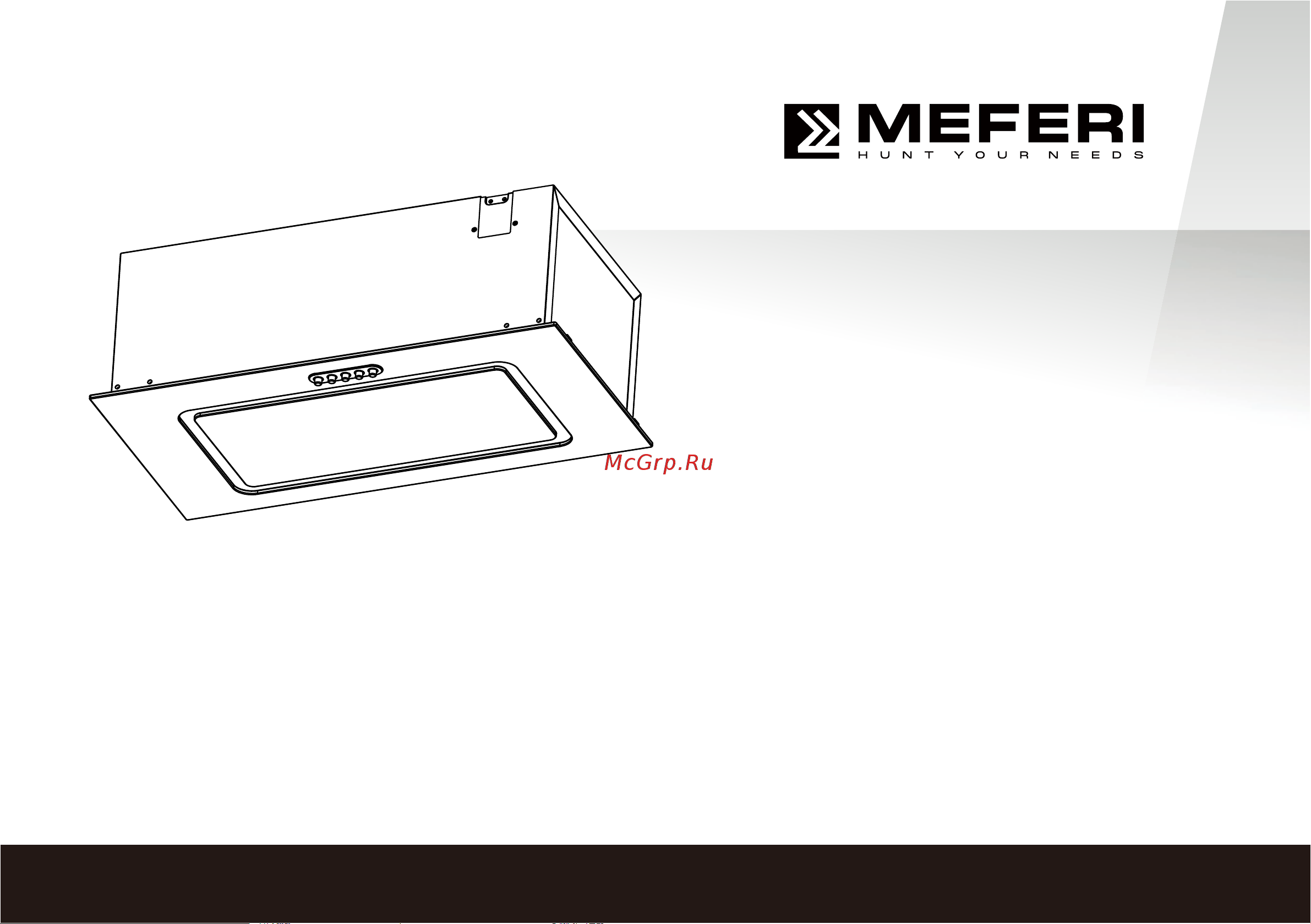 MEFERI INBOX60BK GLASS ULTRA Руководство по эксплуатации онлайн