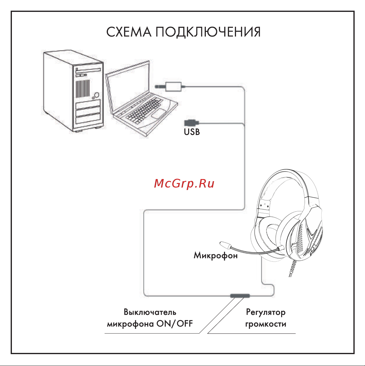 Hiper Optio XR2 Black (HXM-XR2 Black) Руководство по эксплуатации онлайн [3/11] 886465