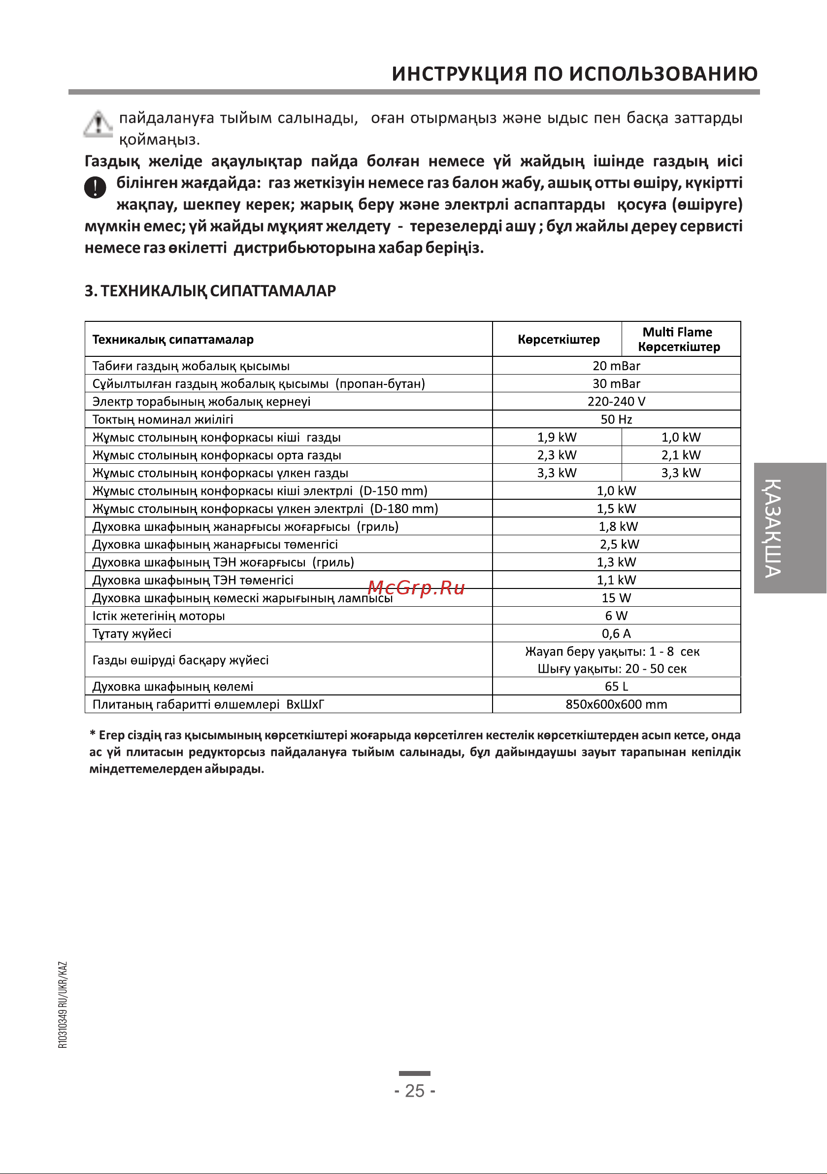 Artel Milagro 10-E белая Руководство по эксплуатации онлайн [25/60] 886488