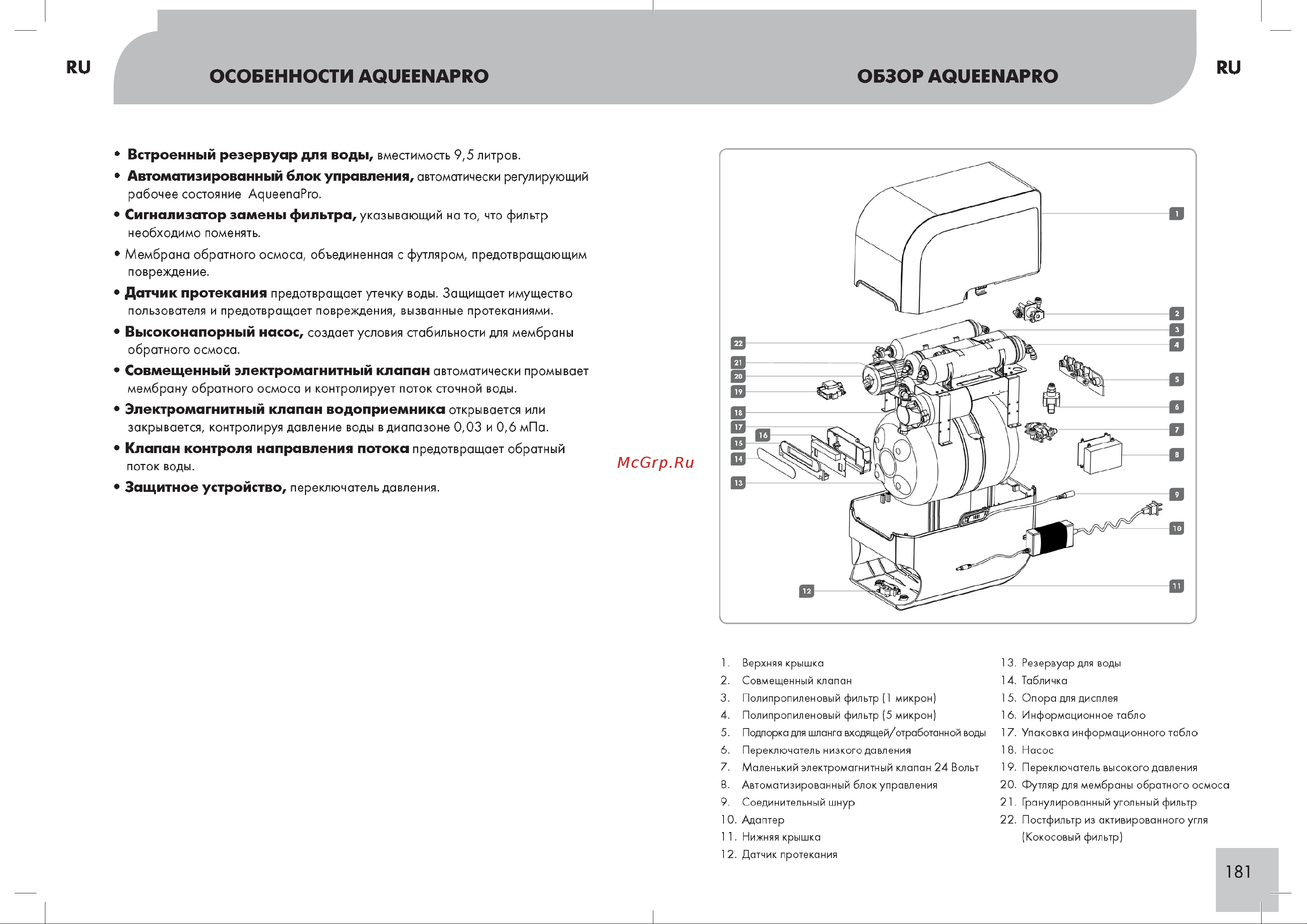 Zepter AqueenaPro WT-100 Руководство по эксплуатации онлайн [2/12] 886800