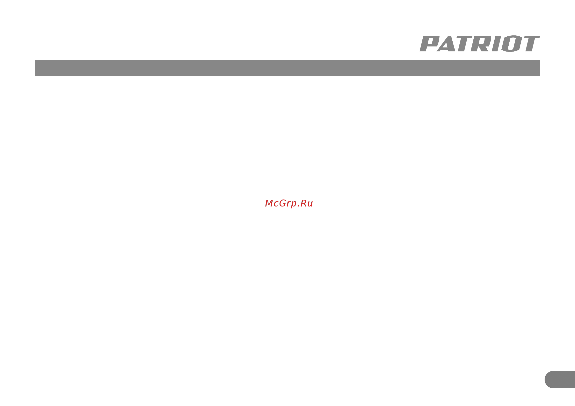 Patriot FD 500 Руководство по эксплуатации онлайн [2/10] 886889