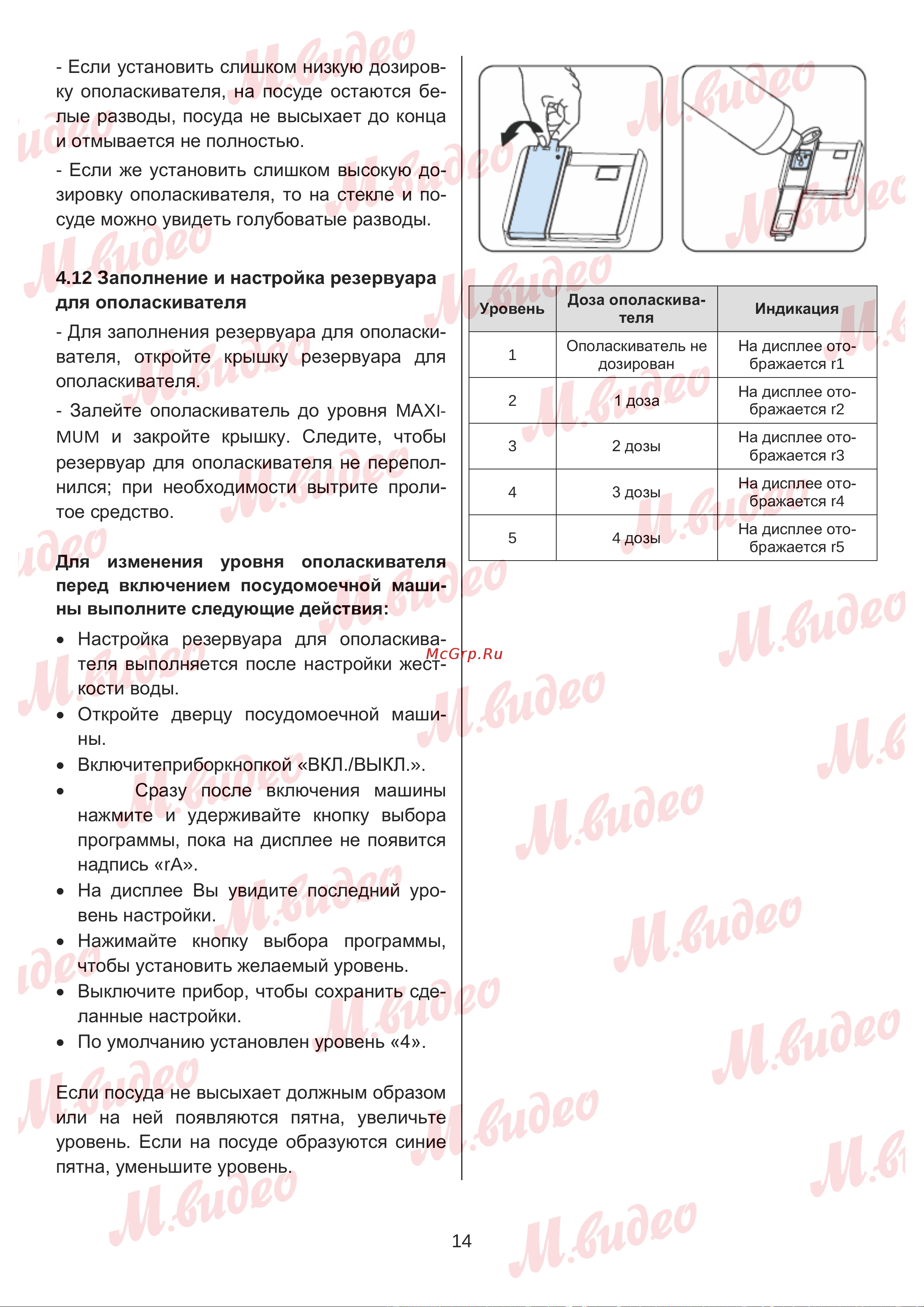 Brandt BKFI1444J Руководство по эксплуатации онлайн [14/32] 887153